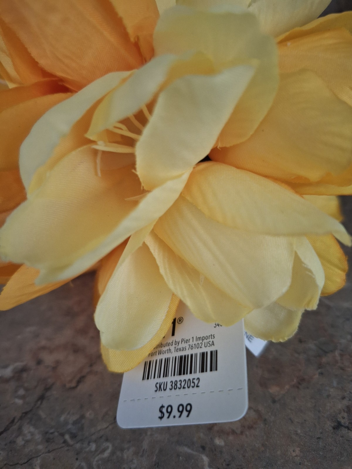 New Yellow Daisies Pier One Yellow Flower Ball New Artificial Flowers