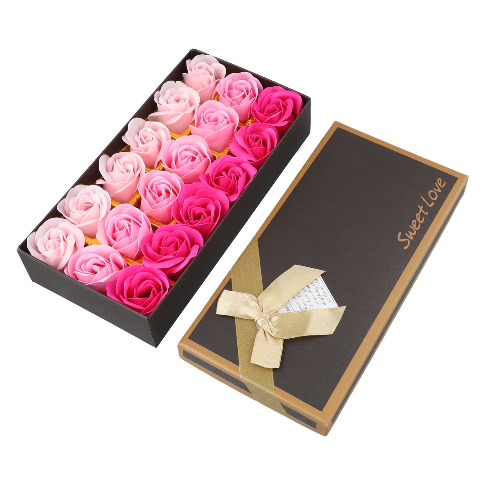 Women’s Day Valentine’s Day Present 18 Roses Soap Flower Present Box New