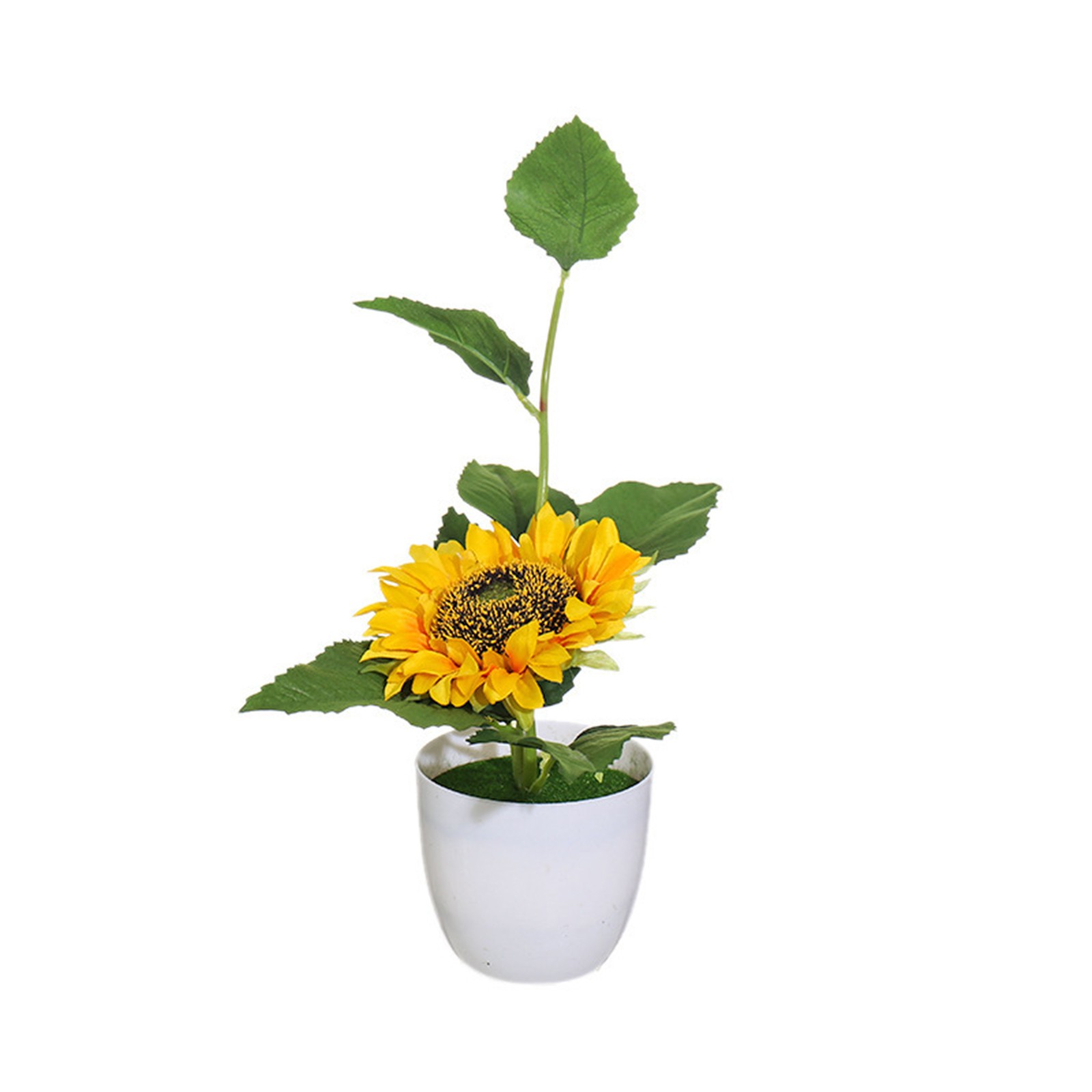 Potted Artificial Sunflower A Style Home Decor JH3916