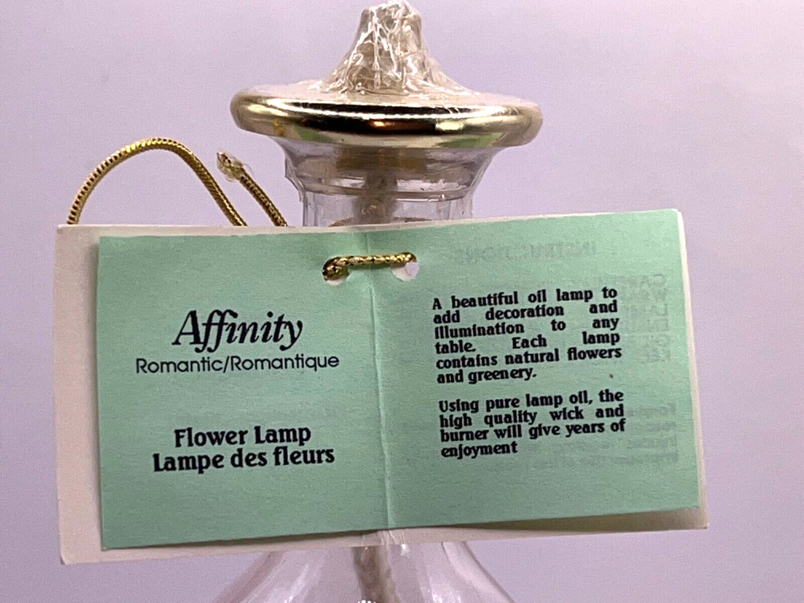 Flower Lamps by Forever Flowers Handmade Made in Ontario Canada Brand New