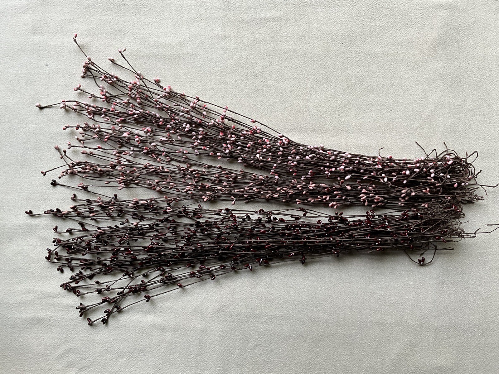 MAUVE PIP BERRY STEMS BURGANDY BERRY STEMS PINK STEMS ARTIFICIAL BERRY STEMS