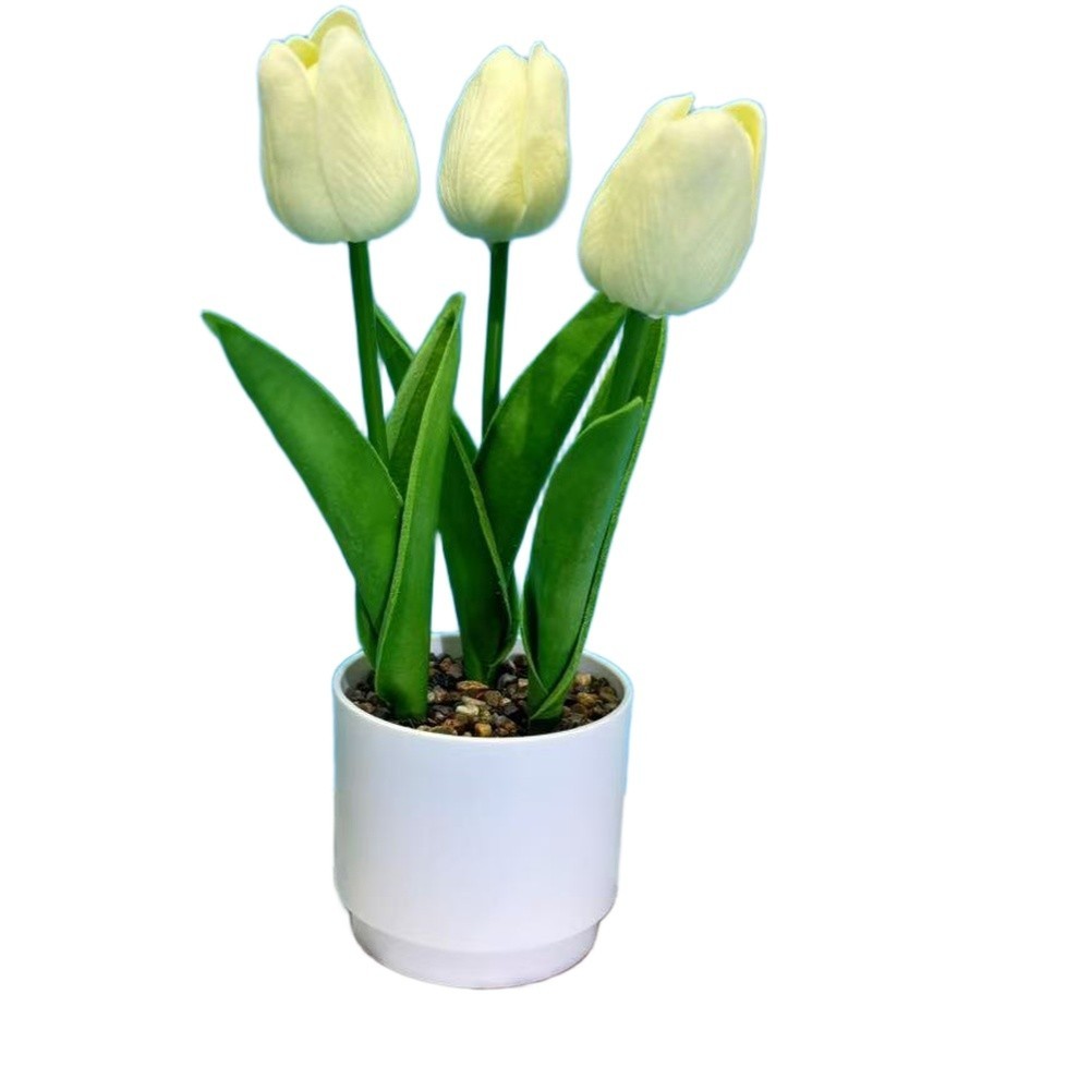 Realistic Looking Artificial Tulips for Living Room Bedroom For Office Desk
