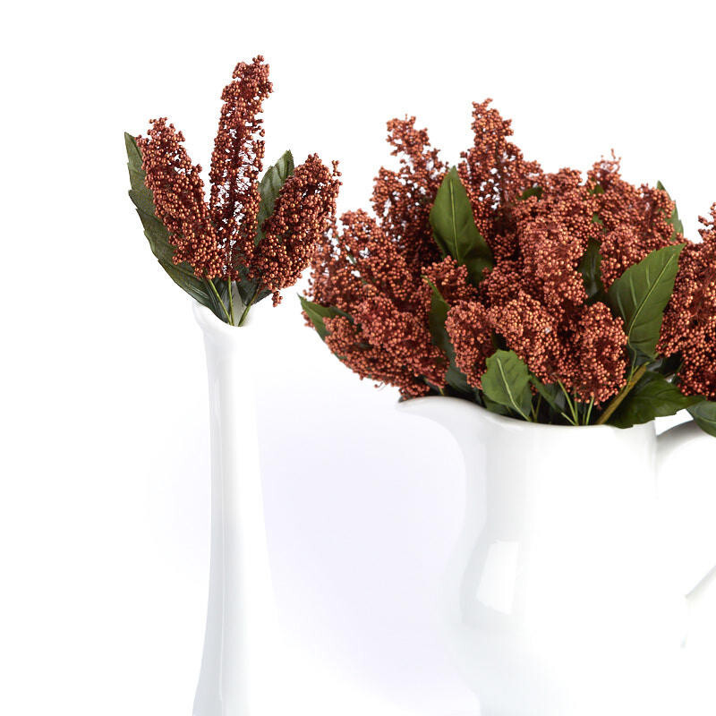 Bulk Case of 130 Copper Artificial Berry Cluster 7-1/2″ Picks