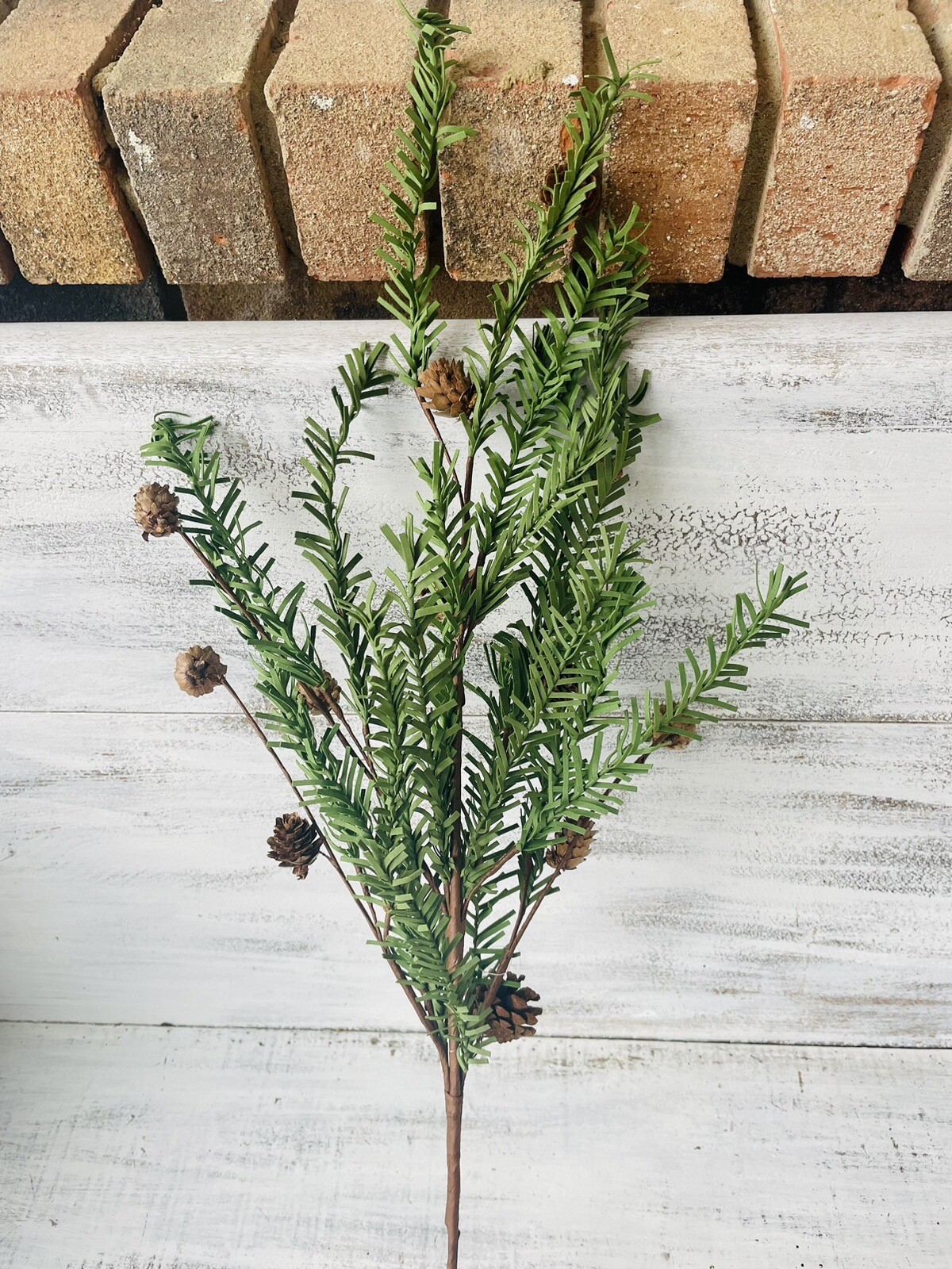 Pine With Pinecones Greenery Pick, 32”