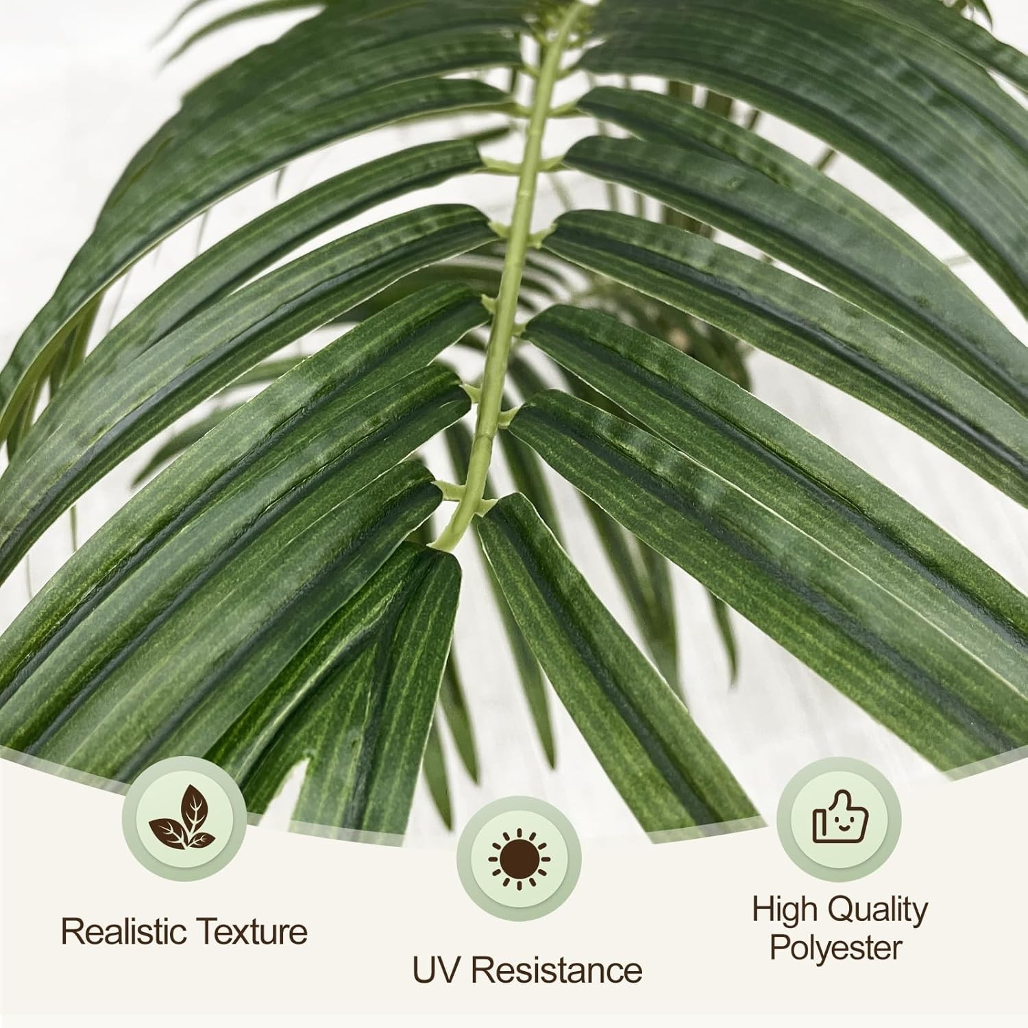 Lush 5ft Artificial Palm Tree in Pot – Perfect for Farmhouse & Modern Spaces