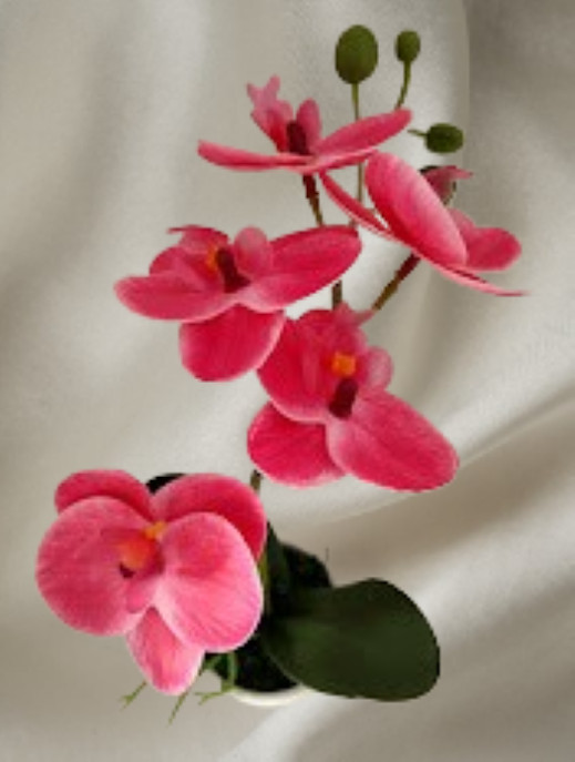 Artificial mini Phalaenopsis orchid