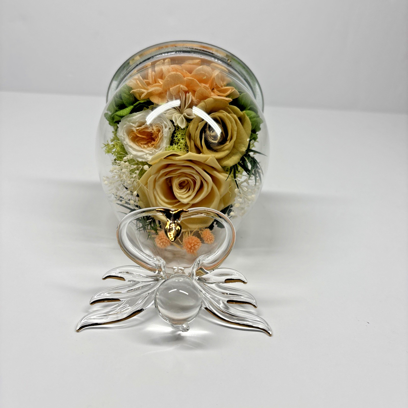 Gifts for Women, Mothers, birthdays Angle Rose Light Up Flowers in Glass *read*