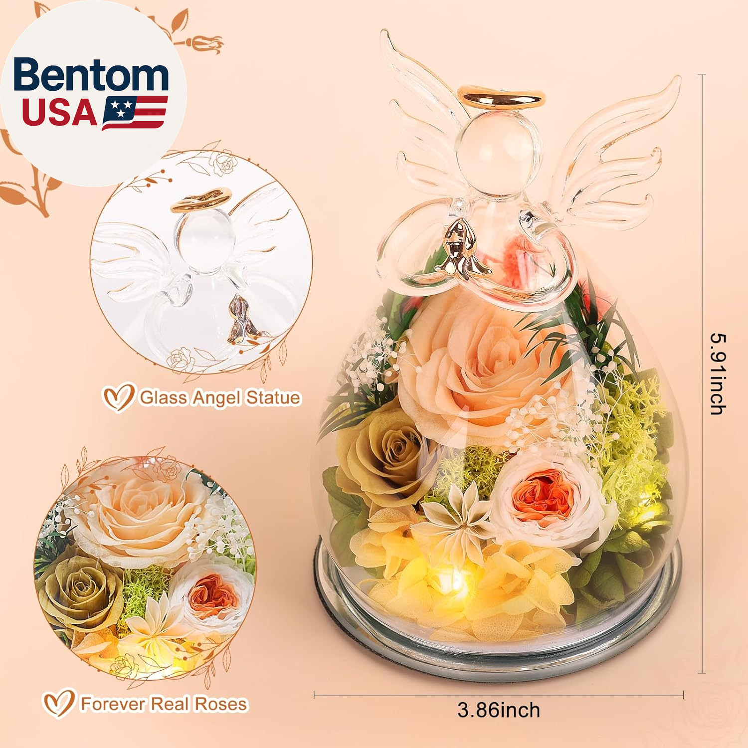 Gifts for Mom Mothers Day Birthday Gifts for Women Preserved Rose Forever Flower