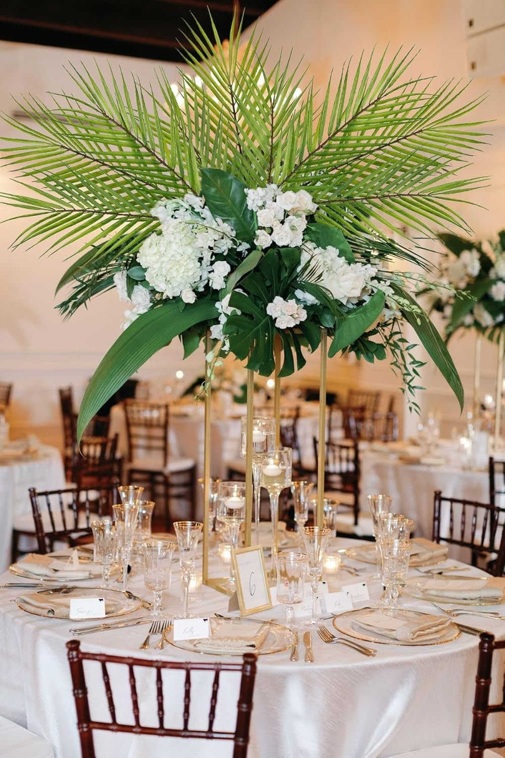 Durable & Realistic 26” Palm Fronds – Perfect for Tropical Home Decor & Events