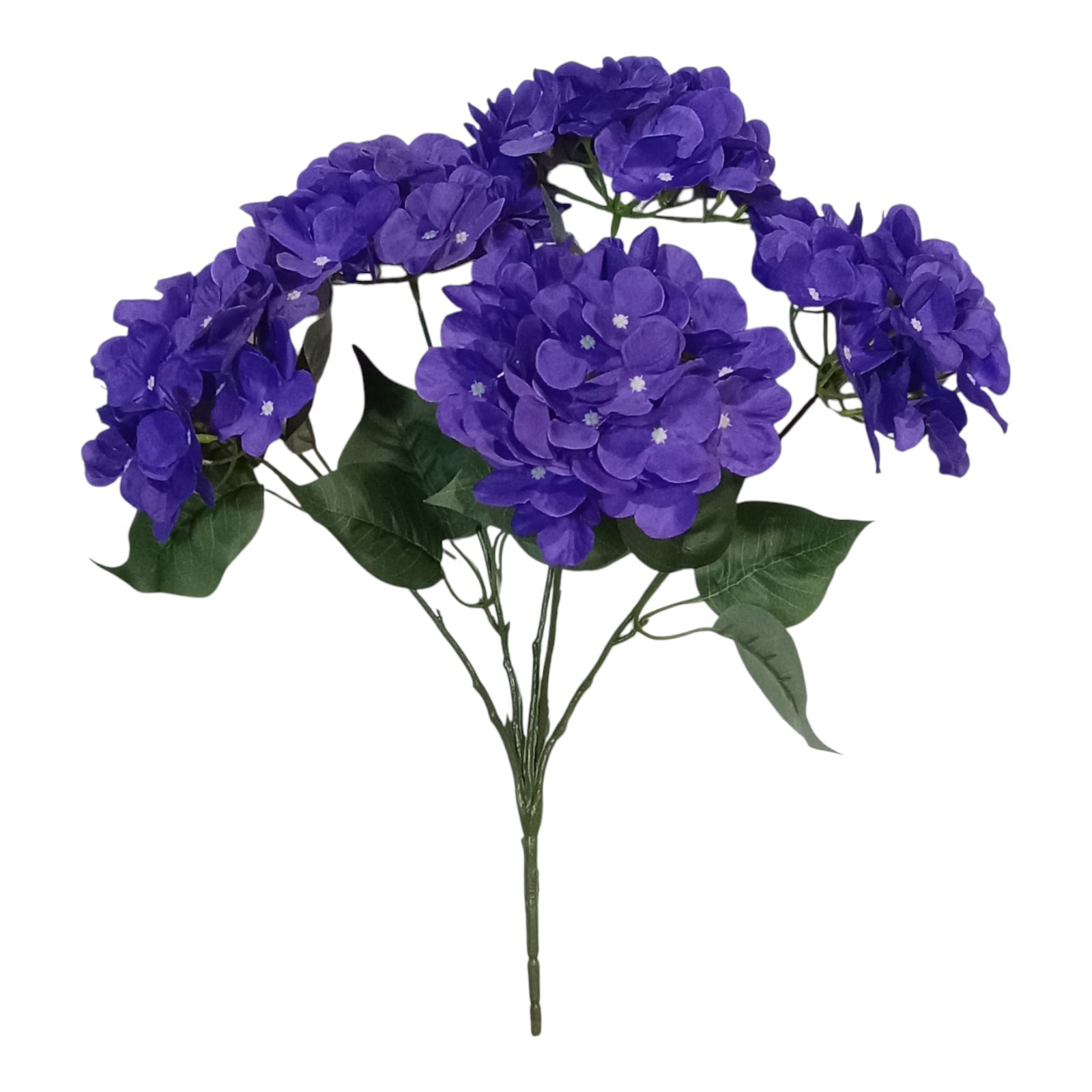 Lg Purple Hydrangea 19″ Bush Silk Flower General Home Decor Wedding #2267