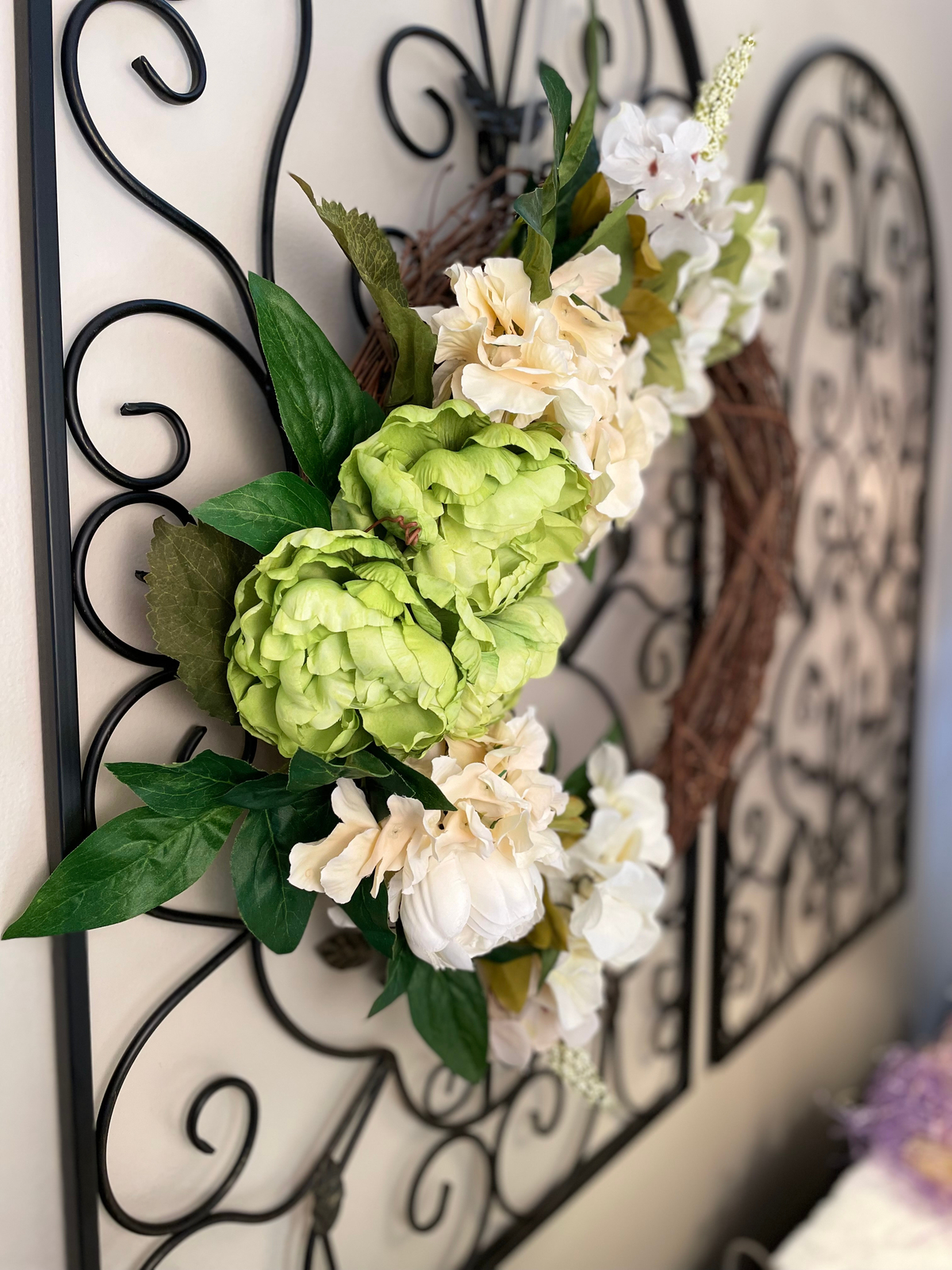 WREATH OBSESSION IN LIME DELIGHT