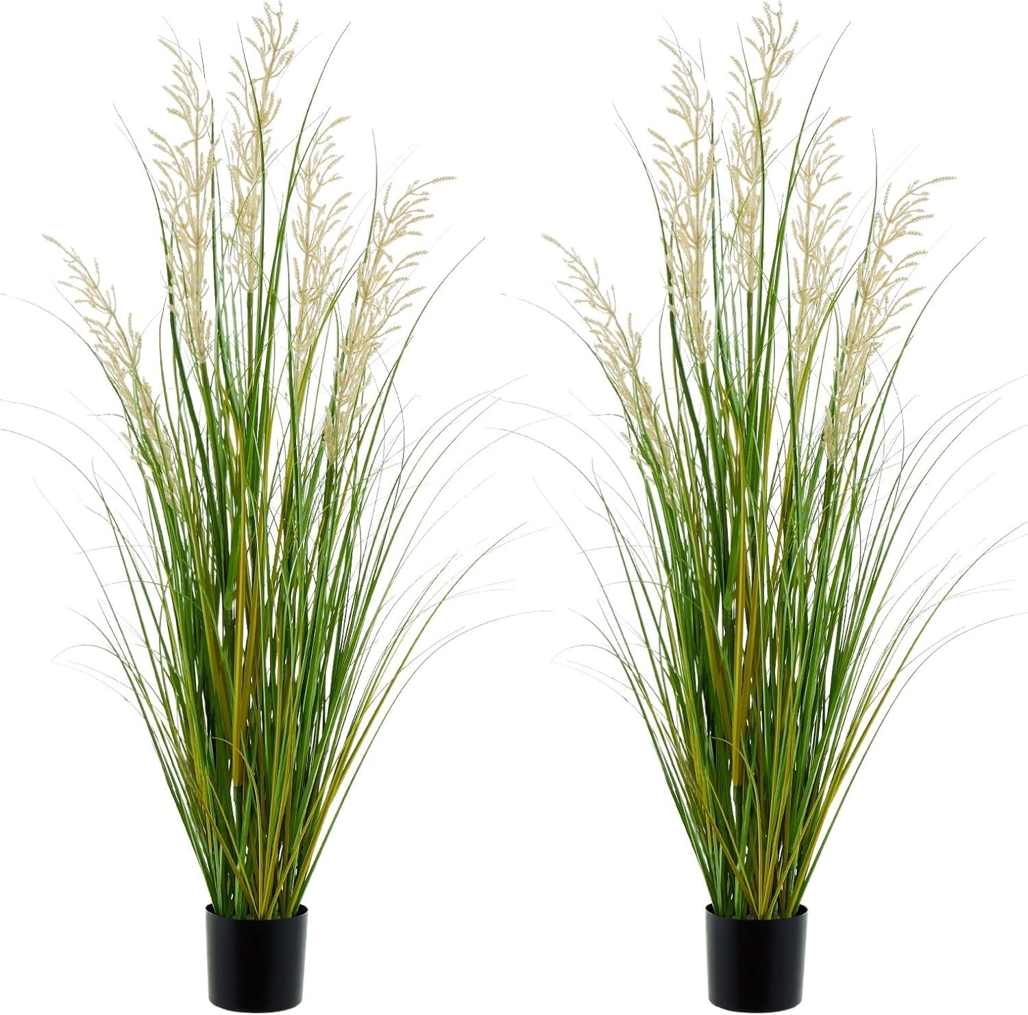 Artificial Plant 47in120cm Tall 2pk Grass, Onion Grass Artificial Greenery Floor