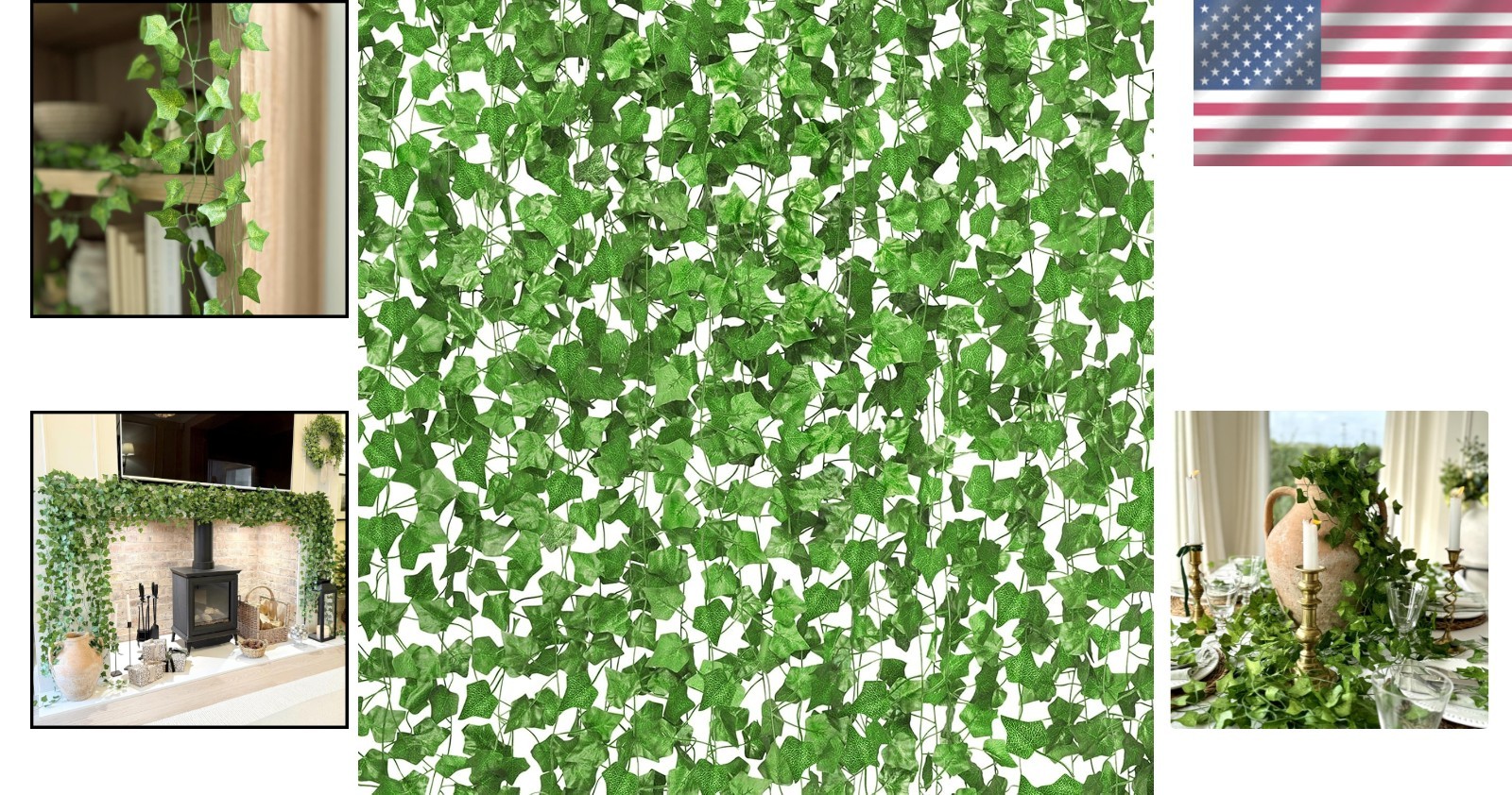 84 Pack Artificial Ivy Garland – 588Ft UV Resistant Greenery
