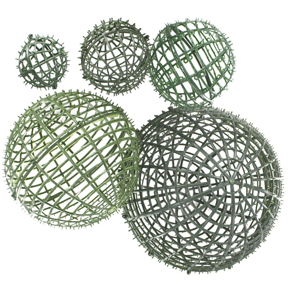 5 Pcs Flower Arrangement Ball Inner Liner Plant Support Frame Cage