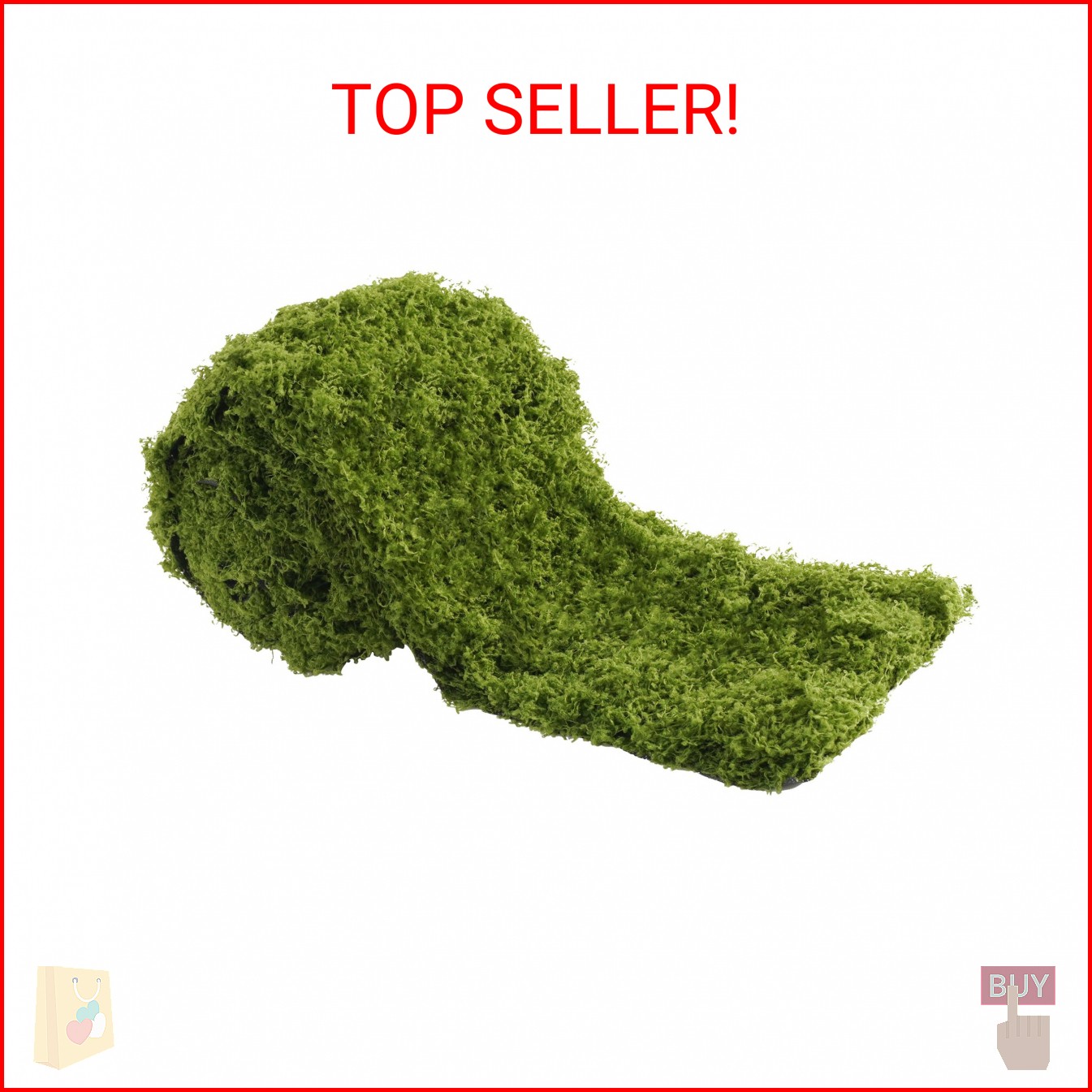 USMOLA Fake Moss Mat, Artificial Moss Table Runner for Wedding Decor Table Cente