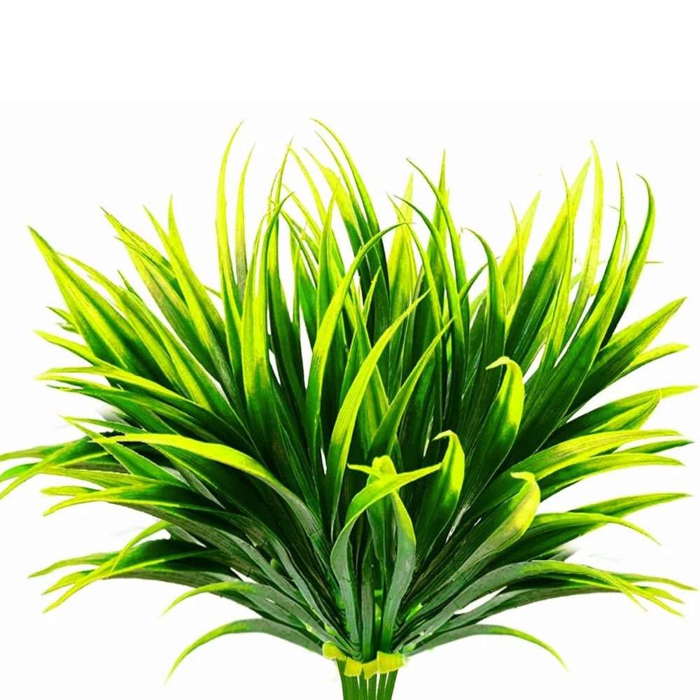 Artificial Grass Plant Fake Tall Grass Decor Outdoor Shrub Greening Landscaping