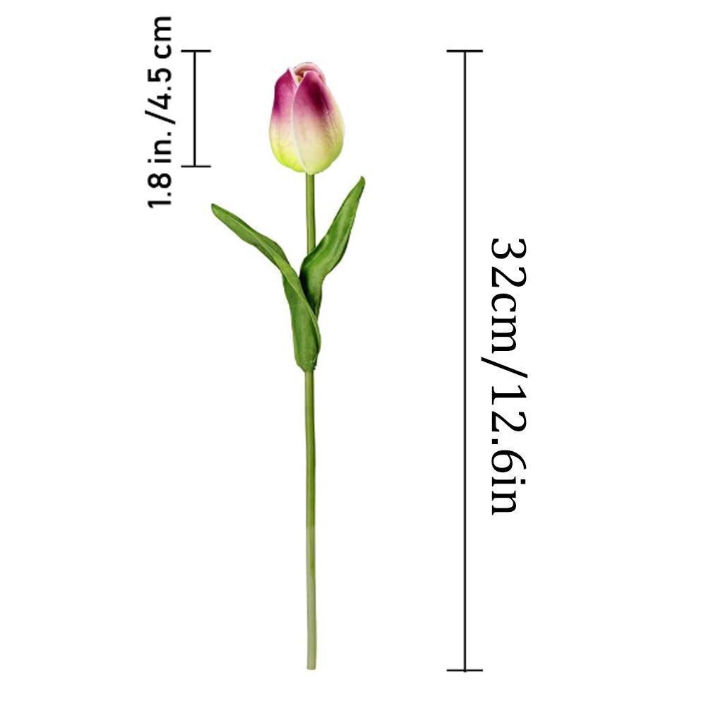 Lot Artificial Flowers Fake Plants Lavender Tulips Rose Violet Home Garden Decor
