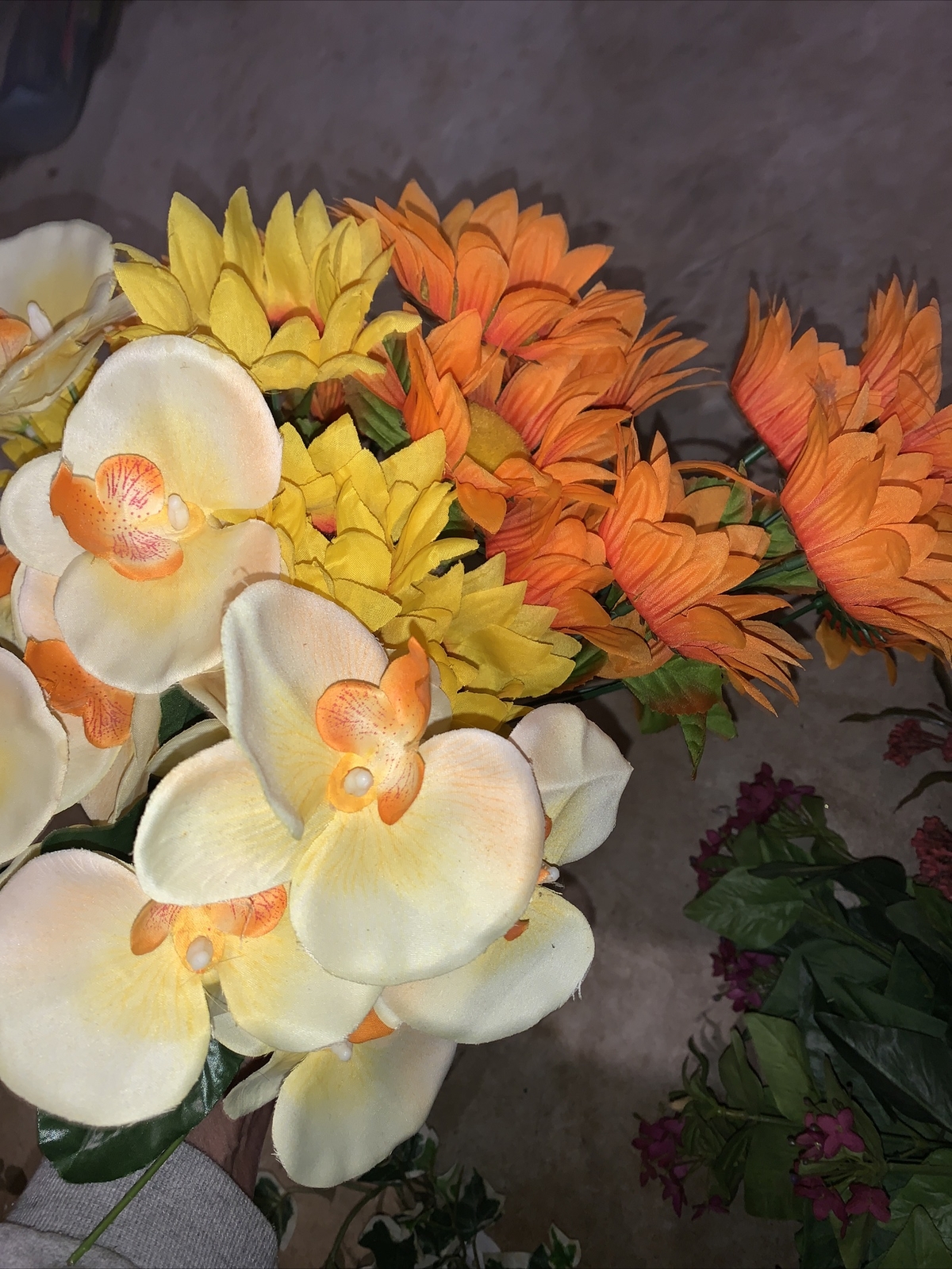 Assortment Floral Stems Vines Spring Summer Fall New Used Ivy Flowers SET ❤️tb5m