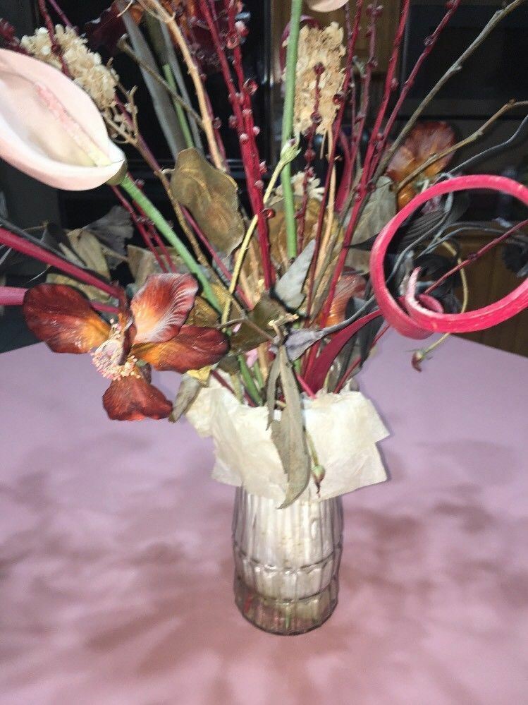 Artificial 28 Inch High Artificial Flower Boquet