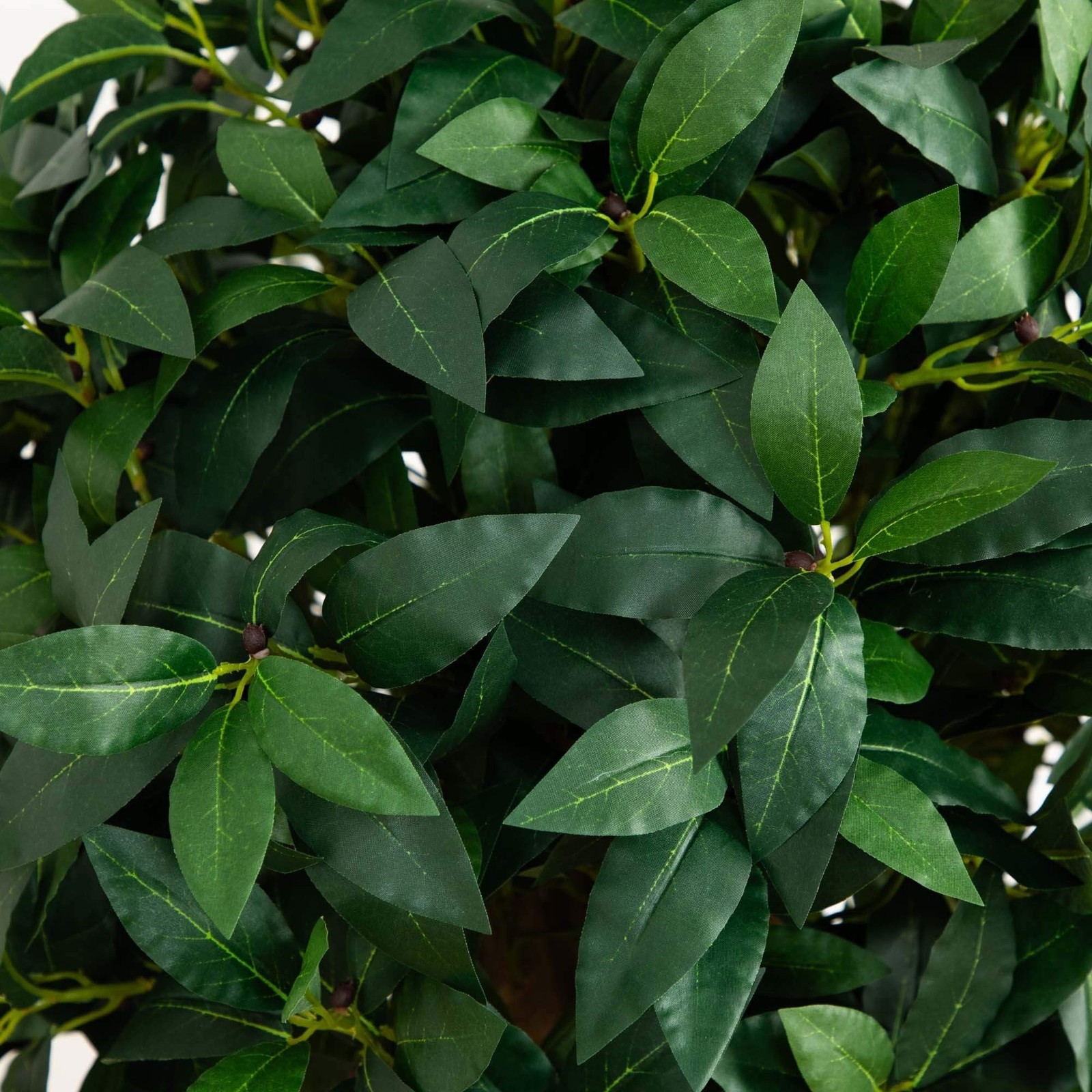 Nearly Natural 6.5ft Sweet Bay Triple Ball Topiary in Green