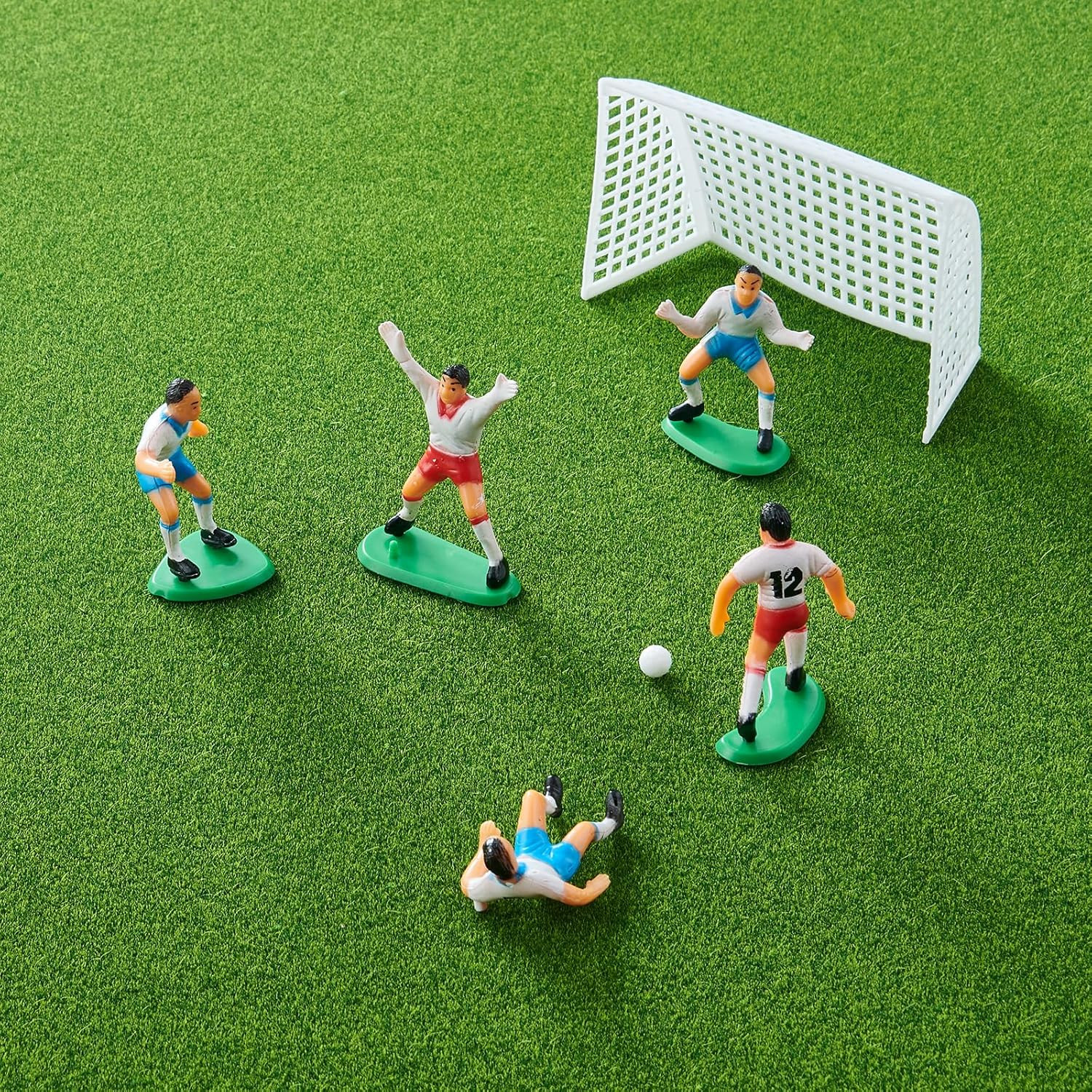 8 Pcs 6 X 6 Inch Fake Grass Decor for Crafts, Premium Realistic Artificial Grass
