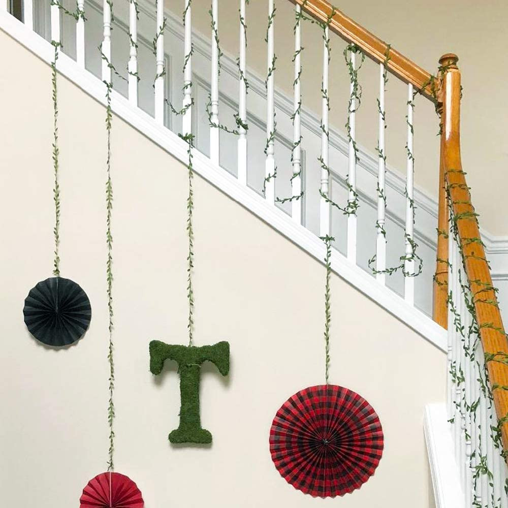 265Ft Artificial Vine Greenery Garland Fake Ivy Leaf for Wedding Party Decor