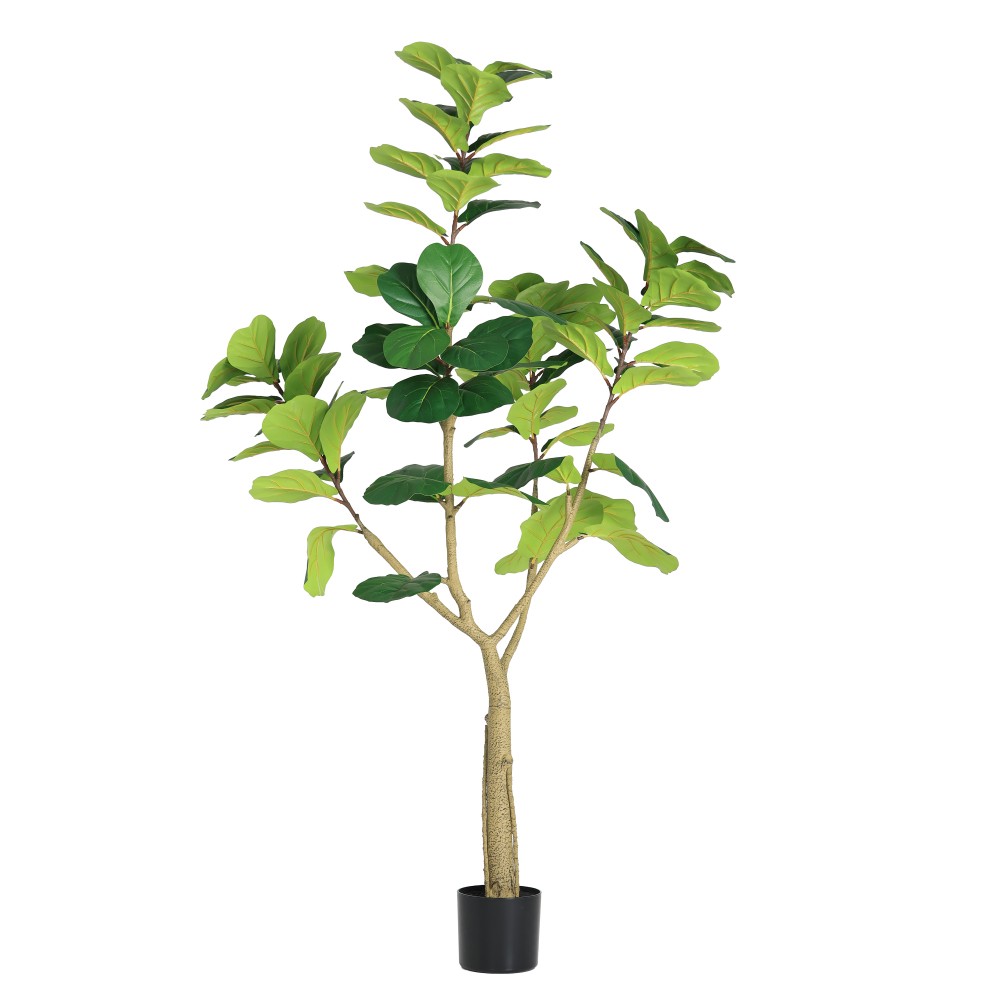 6ft Artificial Fiddle Leaf Fig Tree Faux Potted Plant Indoor Decor