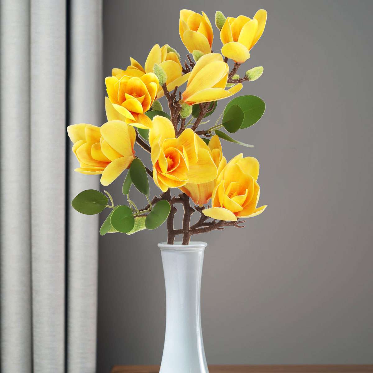 Artificial Magnolia Flowers Simulation Fake Flower Wedding Party Garden Decor
