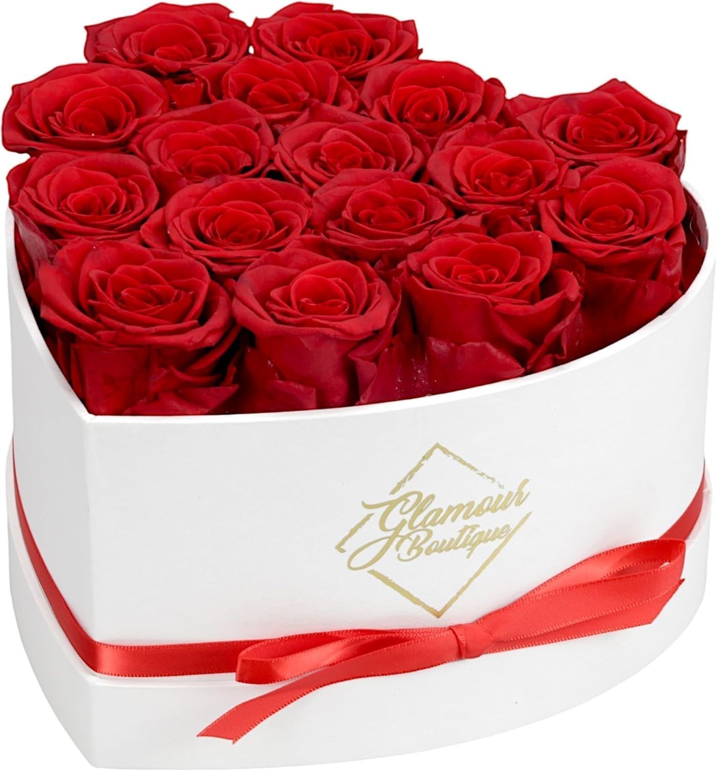 Preserved Roses in a Box Gifts Her Wife & Mom Rose Flowers Forever Decor