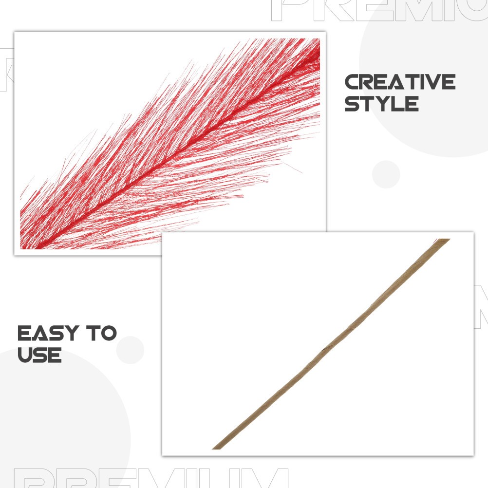 30pcs Patriotic Artificial Stems, Faux Reed Grass