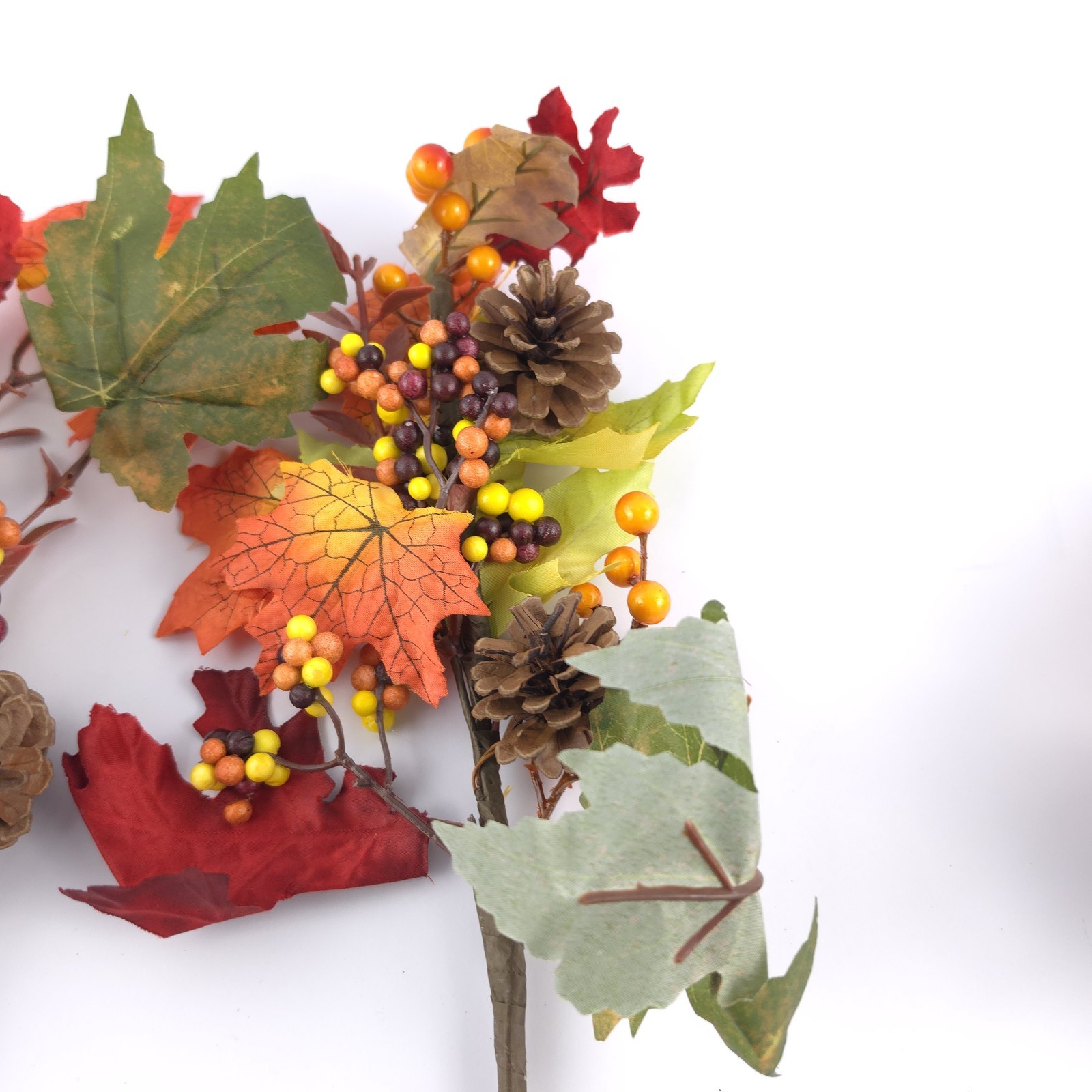 Set of 4 Harvest Leaf and Berry Picks by Valerie Home Floral Decor