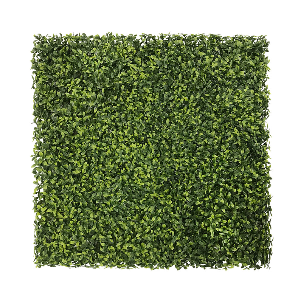 20″ Artificial Faux Green Tea Mat Wall Hedge Decor Privacy Fence Panel Grass DIY