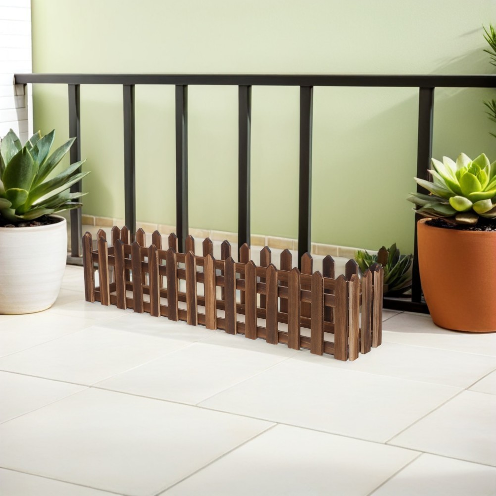 Countryside Flower Box Artificial Flowers Base Wooden Floral Planter