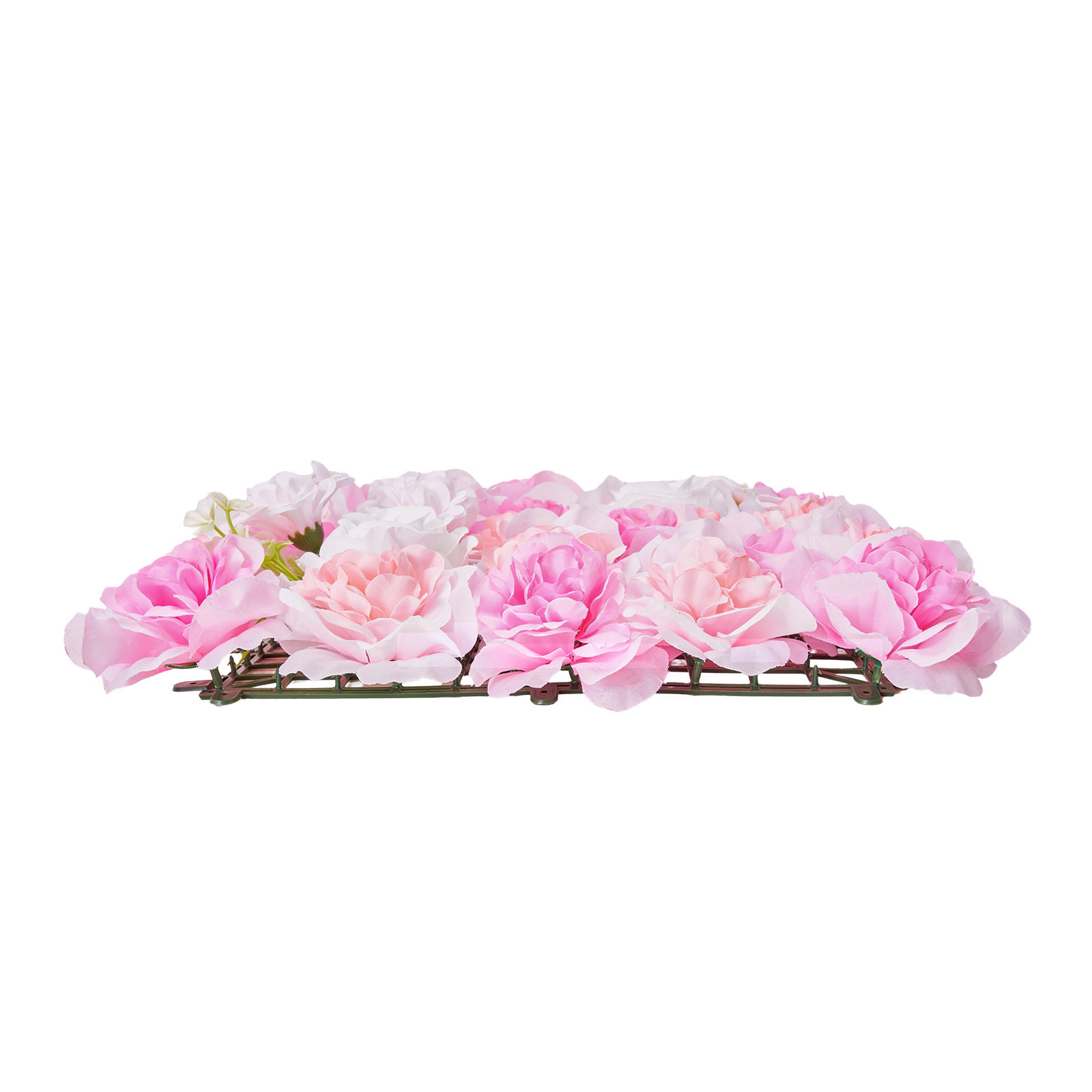 Uimoso 3D Flower Wall Panel 12PCS 15×15 in Artificial Floral Mat Wedding Privacy
