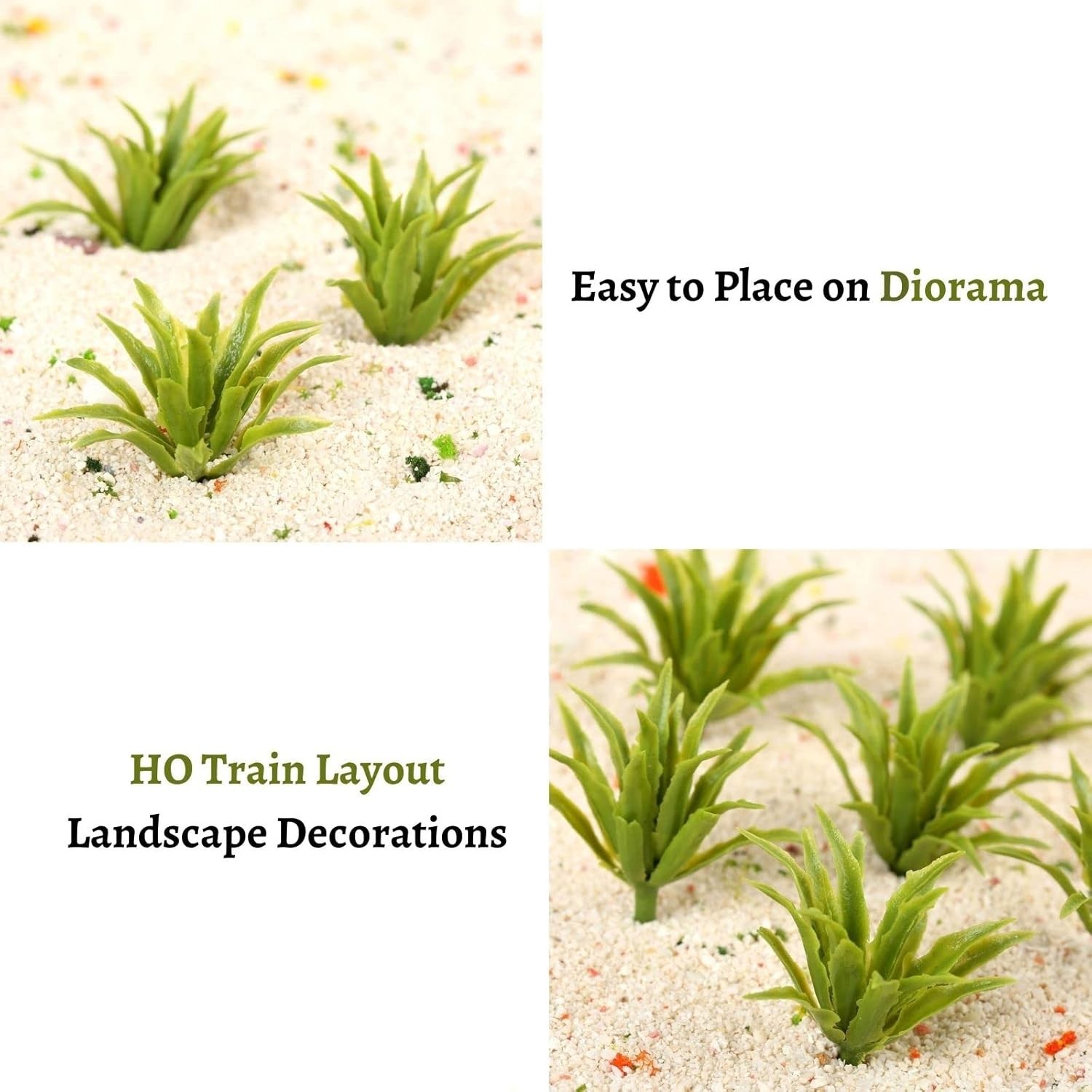 High-Quality 50pcs Artificial Plants – Ideal for Gardens & Model Landscapes
