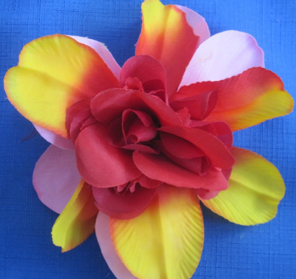 #3 Lot-12 Layers Used Silk Flower Petals 3.5-5″ Brads Multiple Colors Sizes