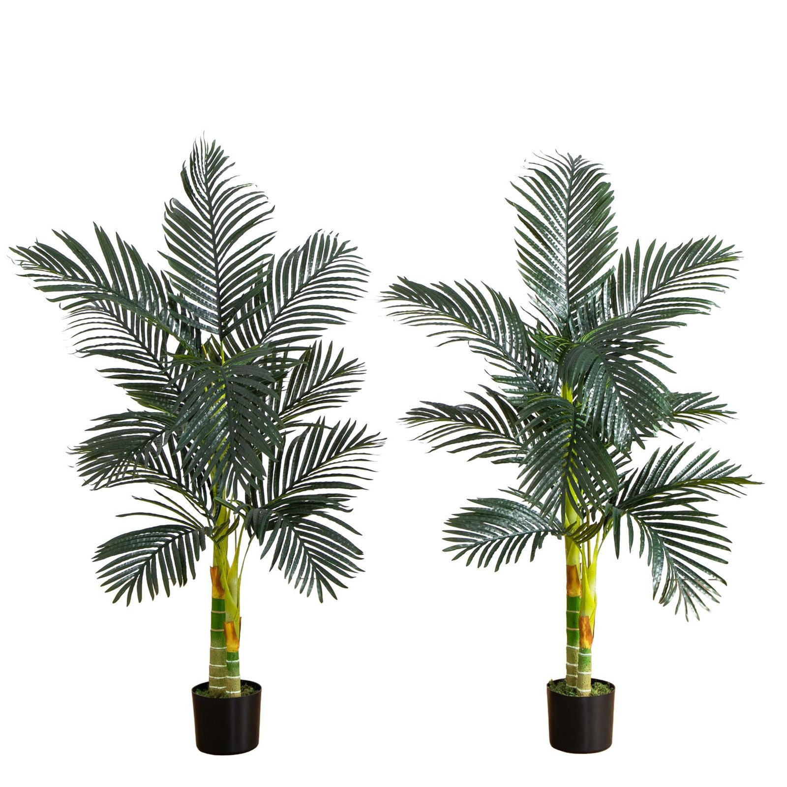 Artificial Palm Tree Faux Indoor Silk Plant for Home Office Living Room Decor