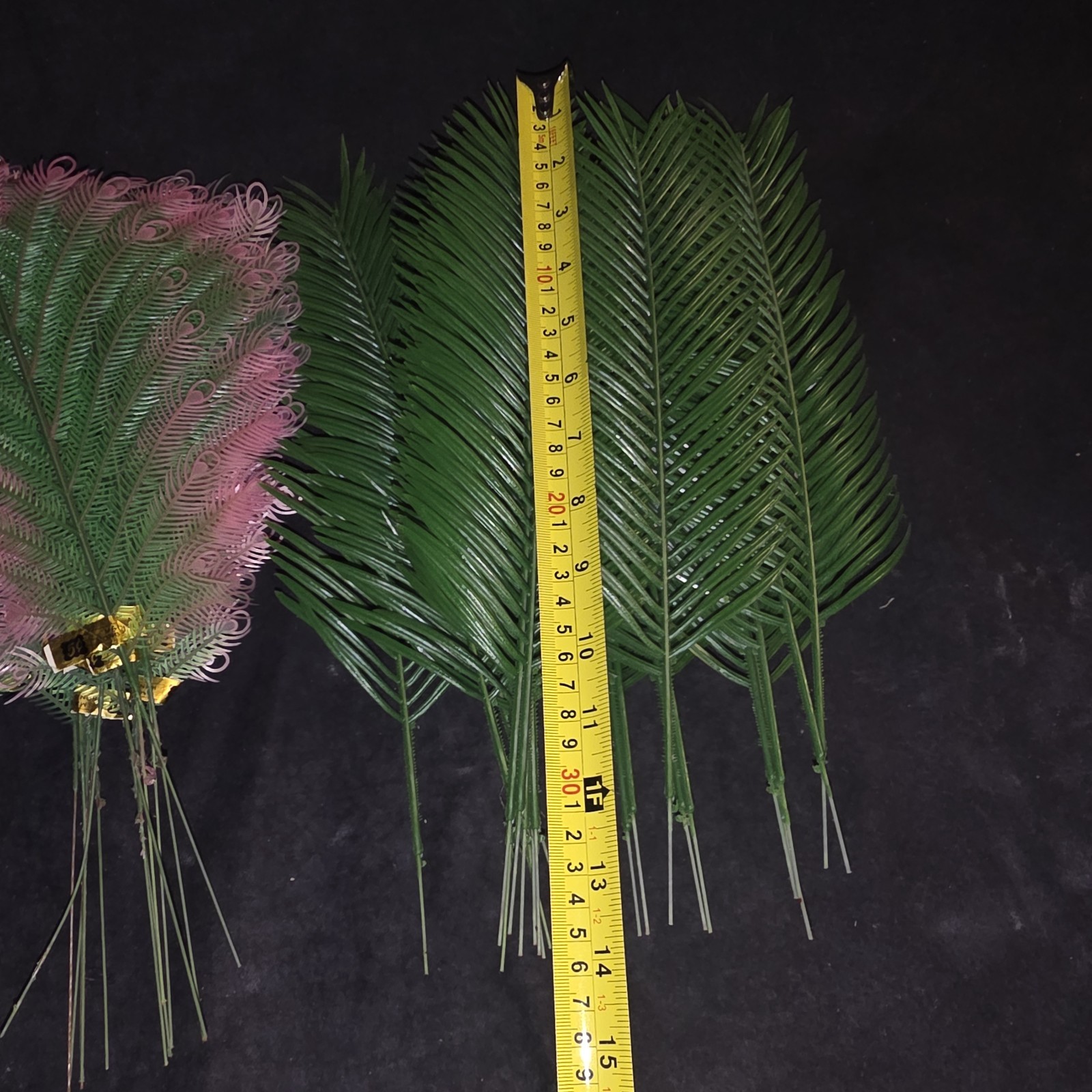 60+ Pieces Artificial Greenery Vintage Palm Fern Etc Tapscott’s