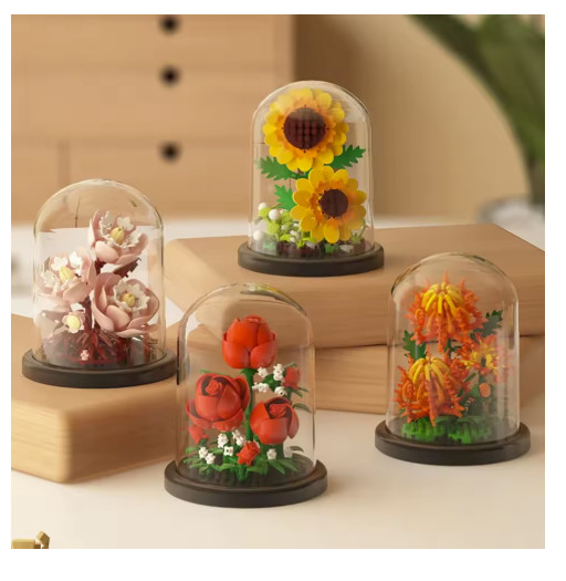 Eternal Rose Mini Building Blocks Flower Valentine’s Day Gift