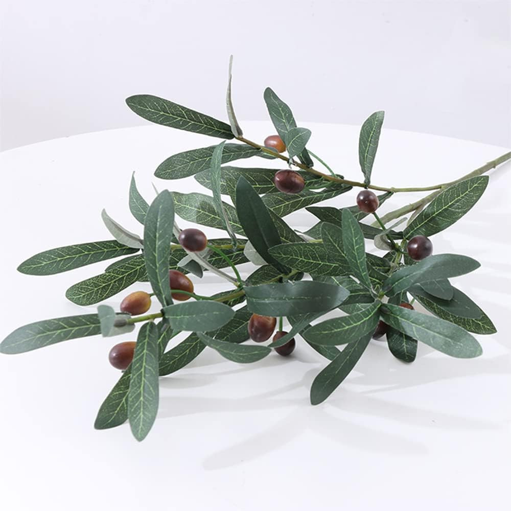 Olive Branches for Vases Artificial Olive Branches Faux Tree Branches Stems for