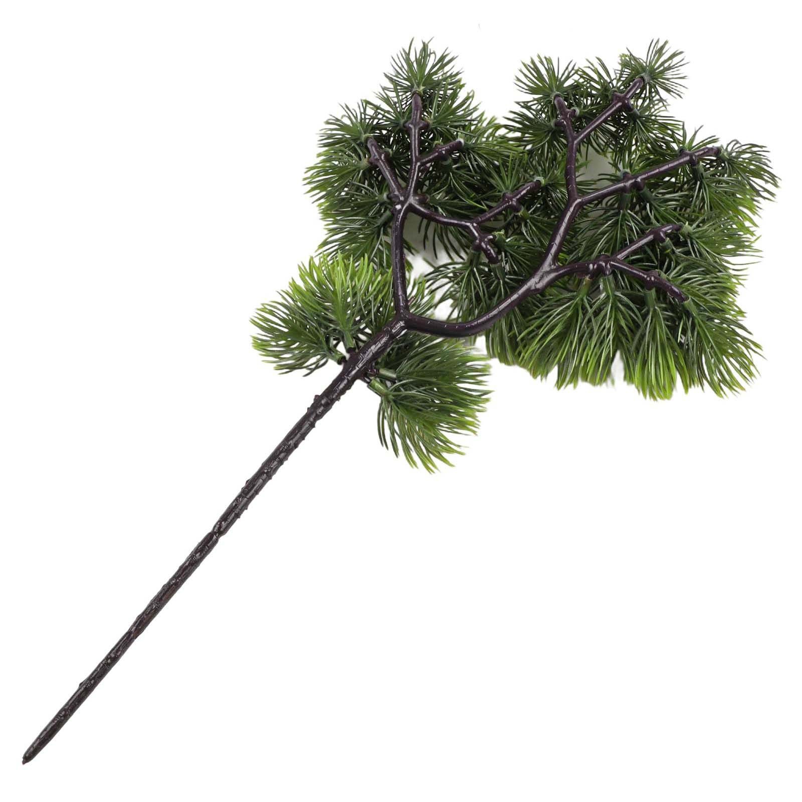 6 Pack 35cm Fake Pine Branches for Indoor and Outdoor Event Decoration