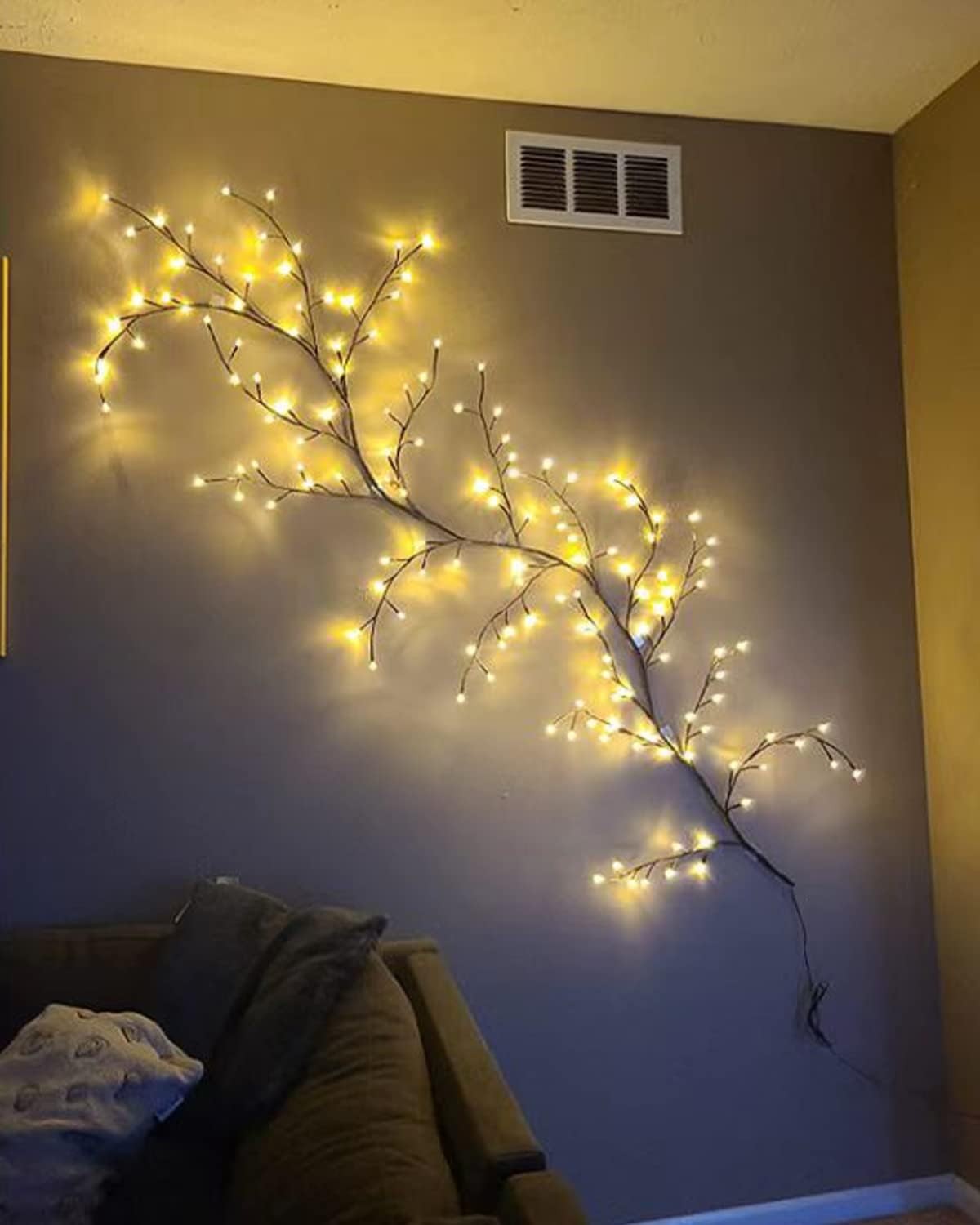 1PC Vines for Home Decor with Remote Control On/Off Timmer Dim,7.5Ft Christmas