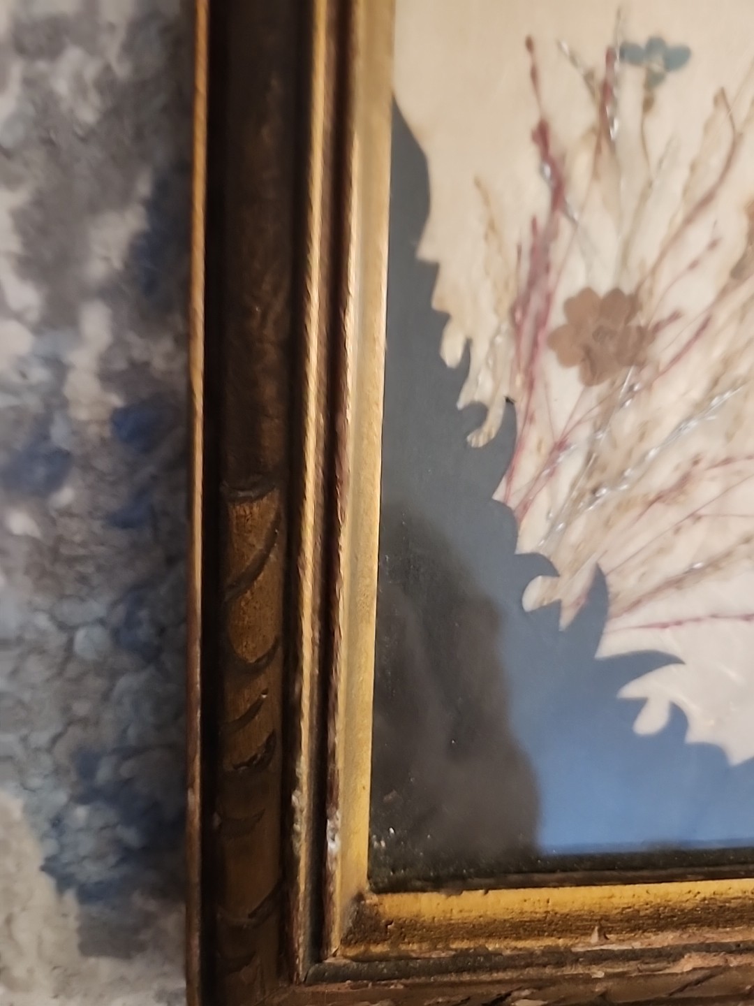 Vintage Butterfly Style Art Glass Tray W/ Stand