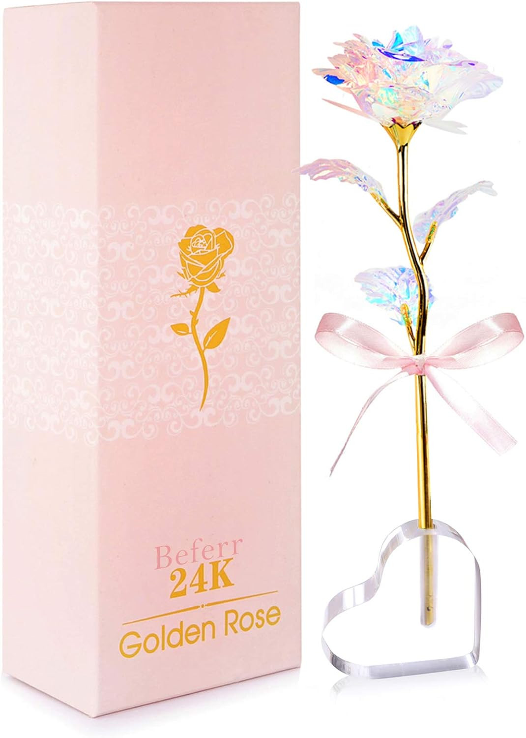 Mothers Day Mom Gifts for Women Grandma, Artificial Forever Birthday Flowers Gal