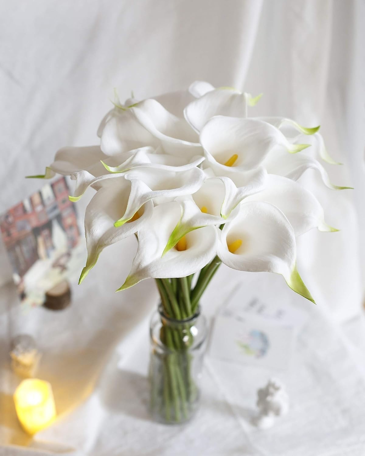12 Stunning Artificial Calla Lily Flowers – Ideal for Home & Event Arrangements
