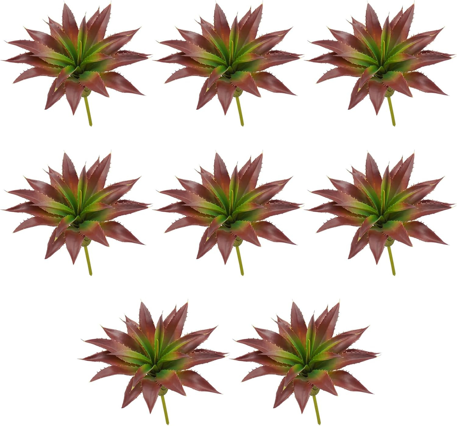 8Pcs Artificial Succulents Plants, Large Fake Succulents Flowers Unpotted Real T