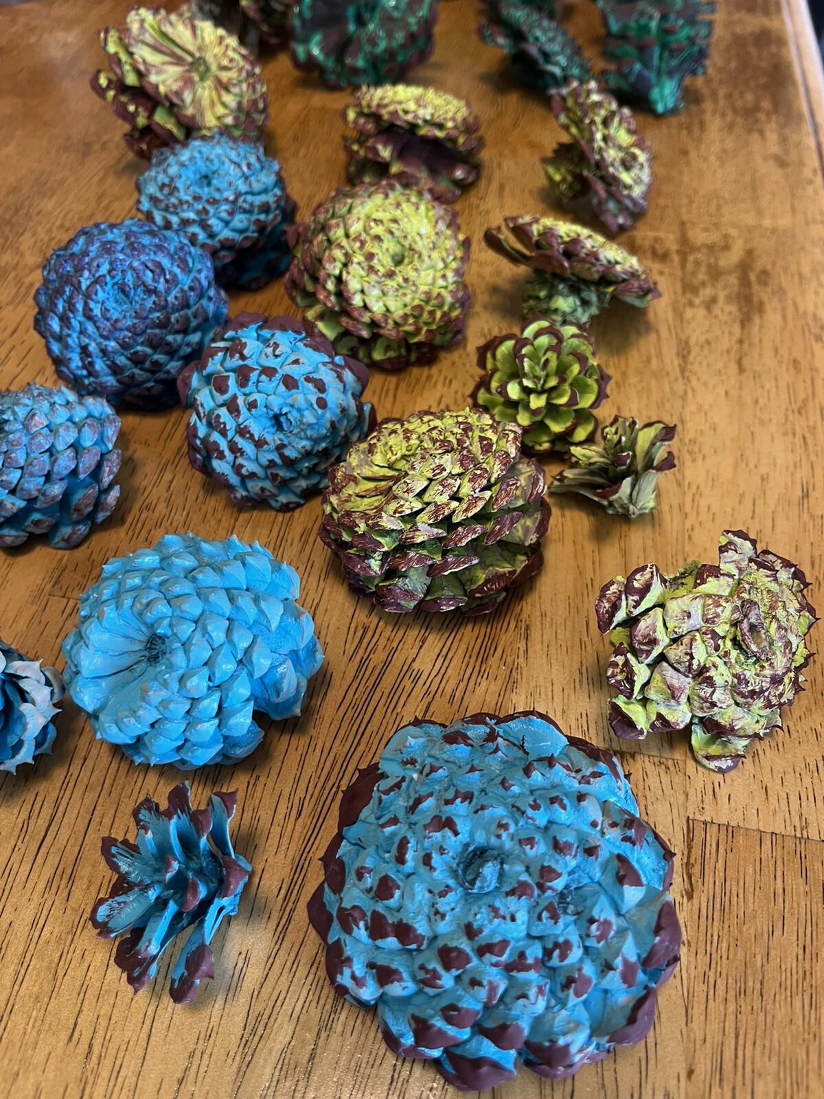 1 Dozen Pine Cone Flowers/Pine Cone Succulent-Hand Cut/Rustic