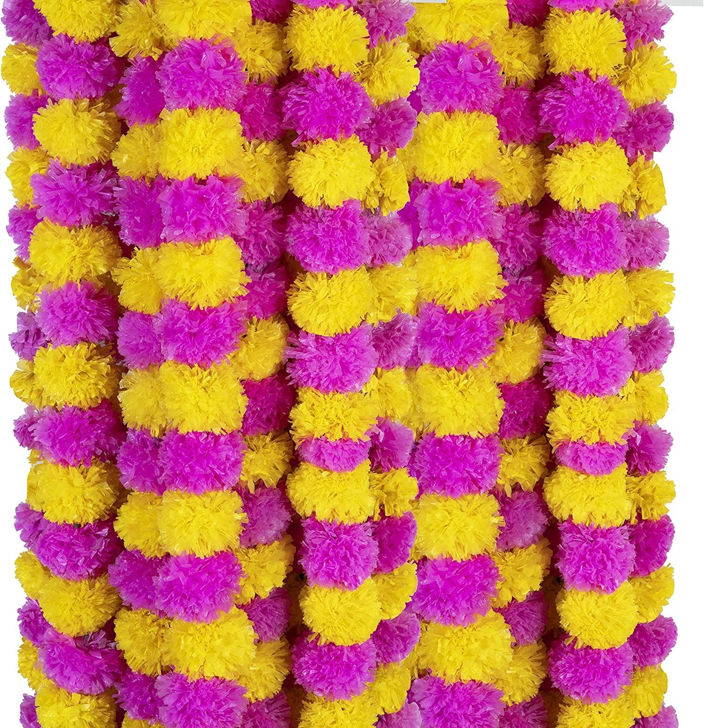 Wholesale Lot Artificial Marigold Flower Garlands Christmas New Home Decor
