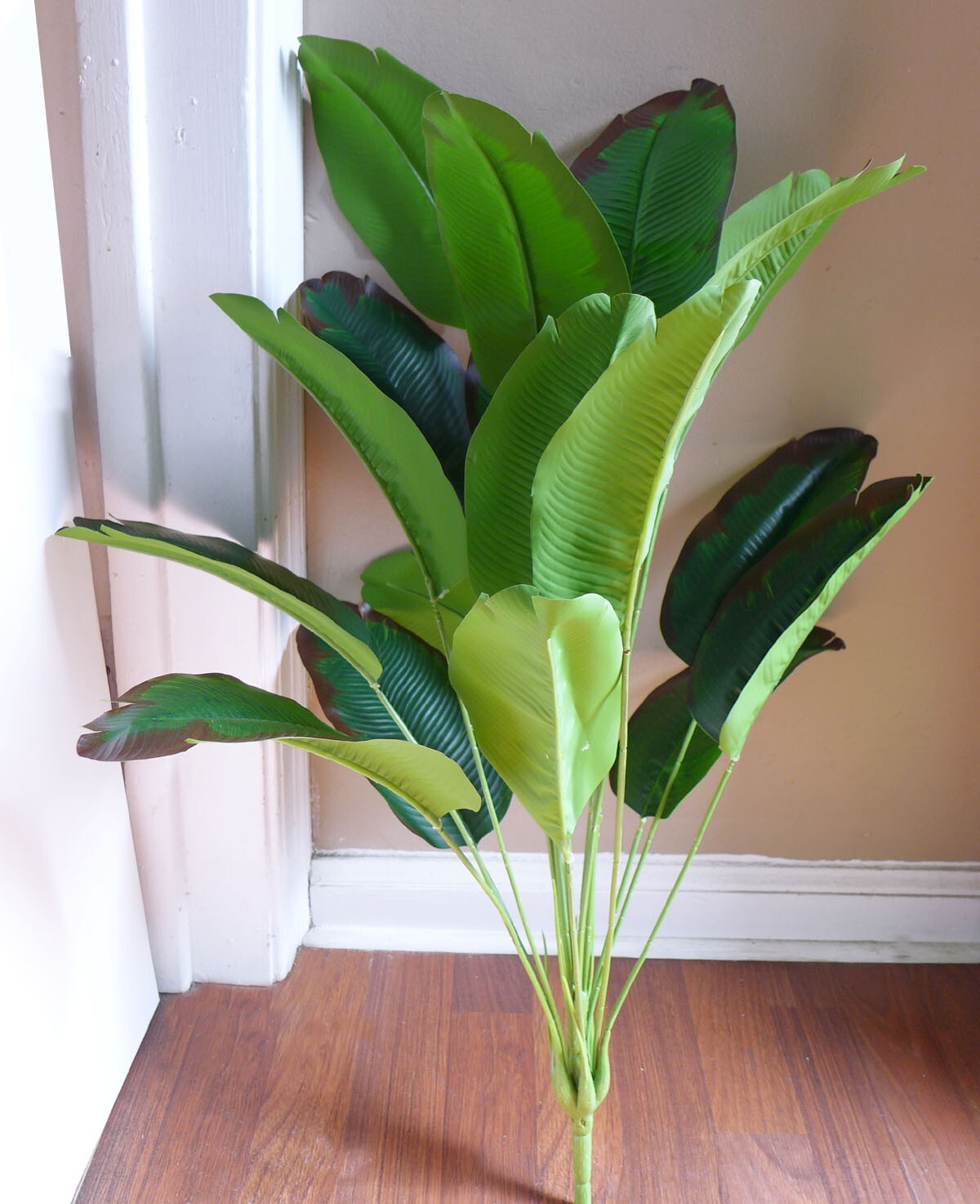 26″ Hight Artificial Tropical Plant Banana Tree (#119) Lifelike 18 Autumn Leaves