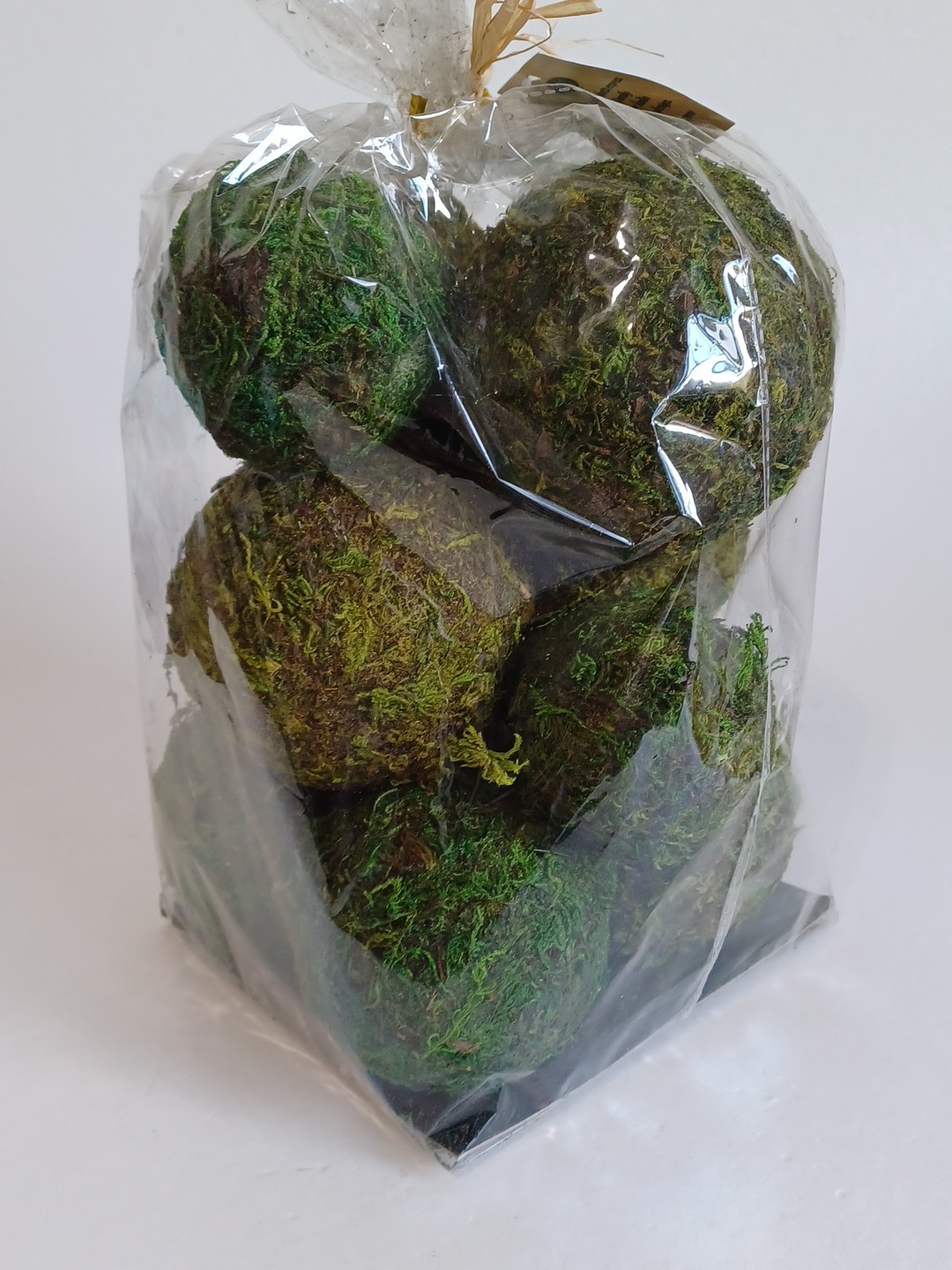 Wildflower Collection 1 Bag Of Decorative Moss Balls, Various Greens & Sizes
